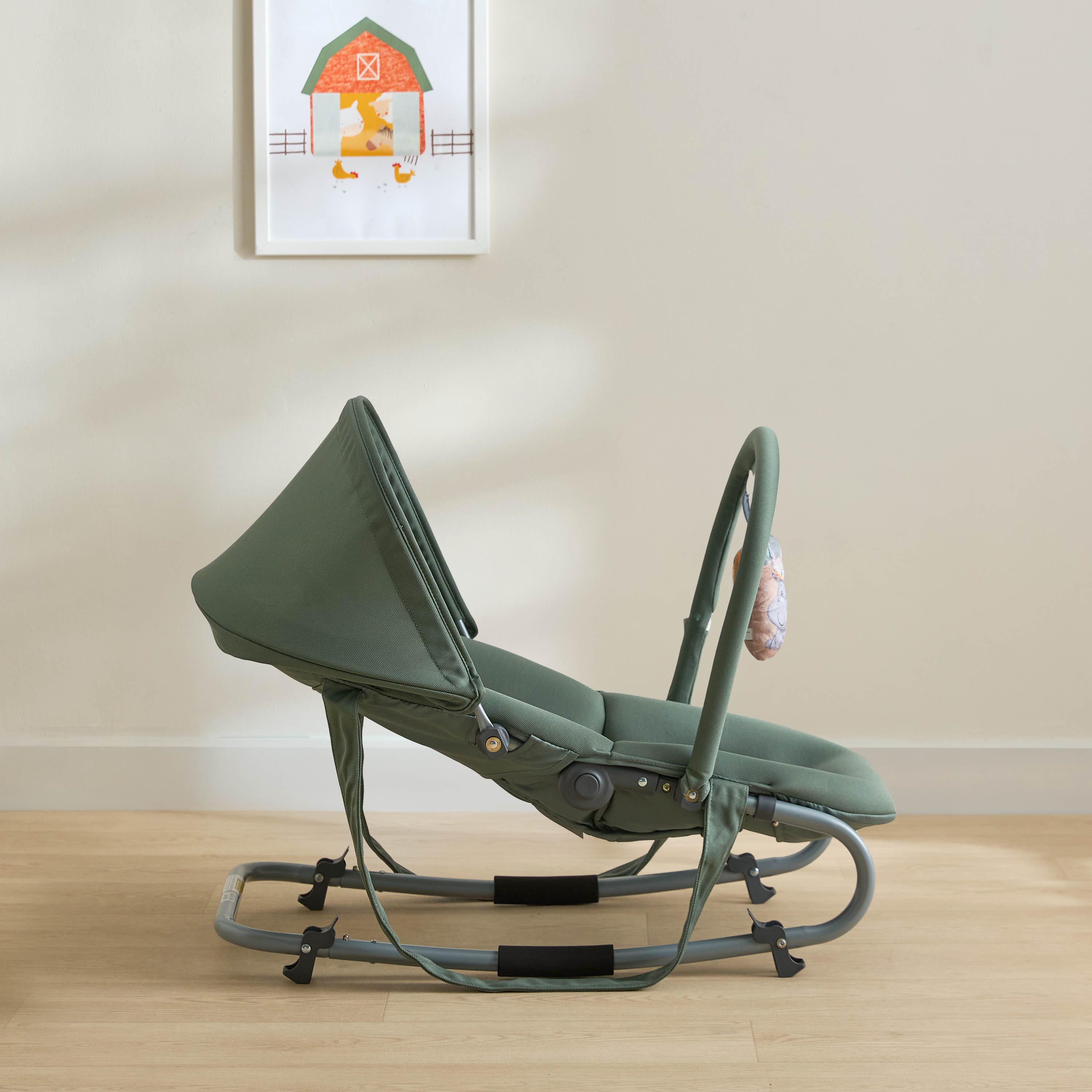 Juniors Coral Rocker with Canopy and Toy Bar-baby-infantactivity-rockers-image-5