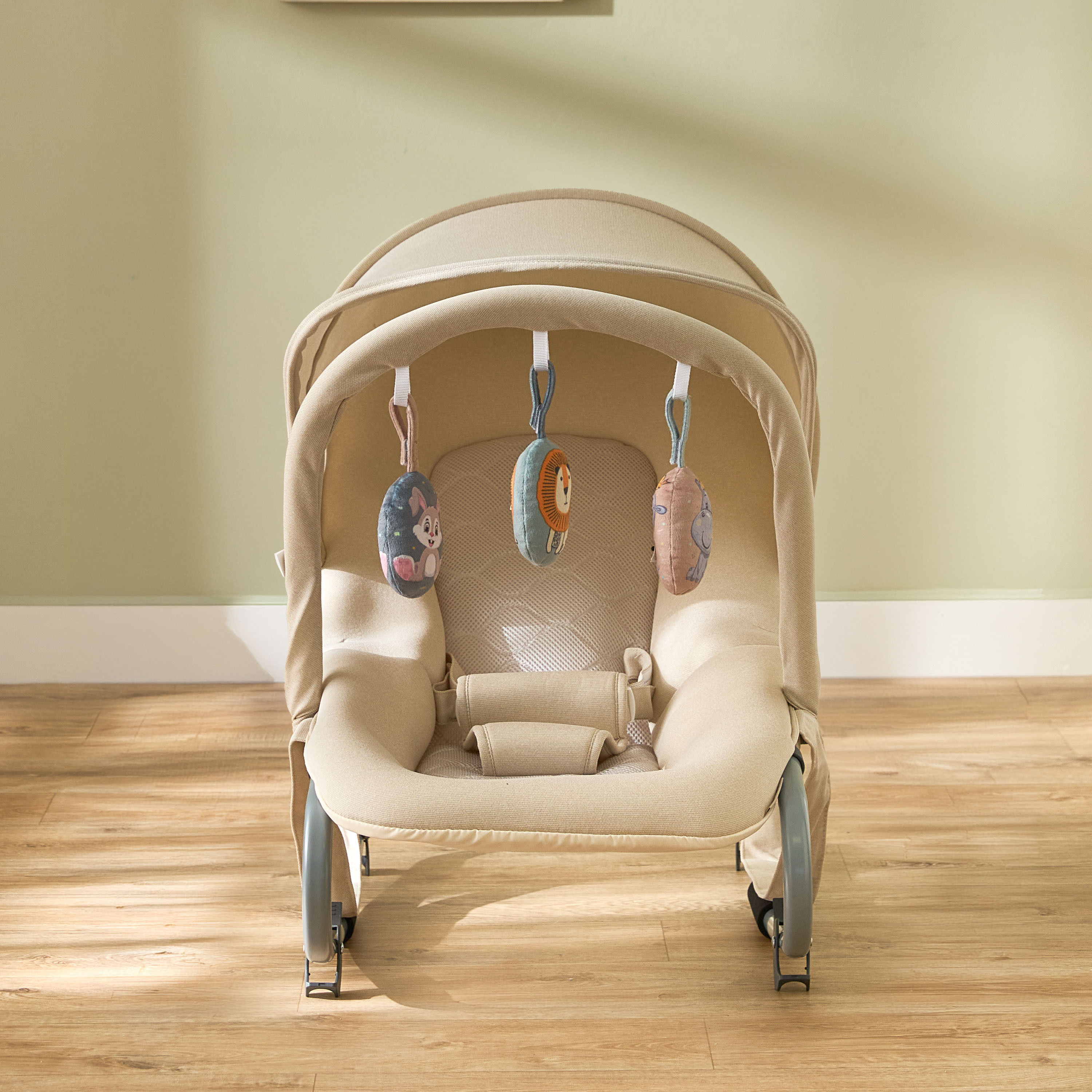 Juniors Coral Rocker with Canopy and Toy Bar-baby-infantactivity-rockers-image-2