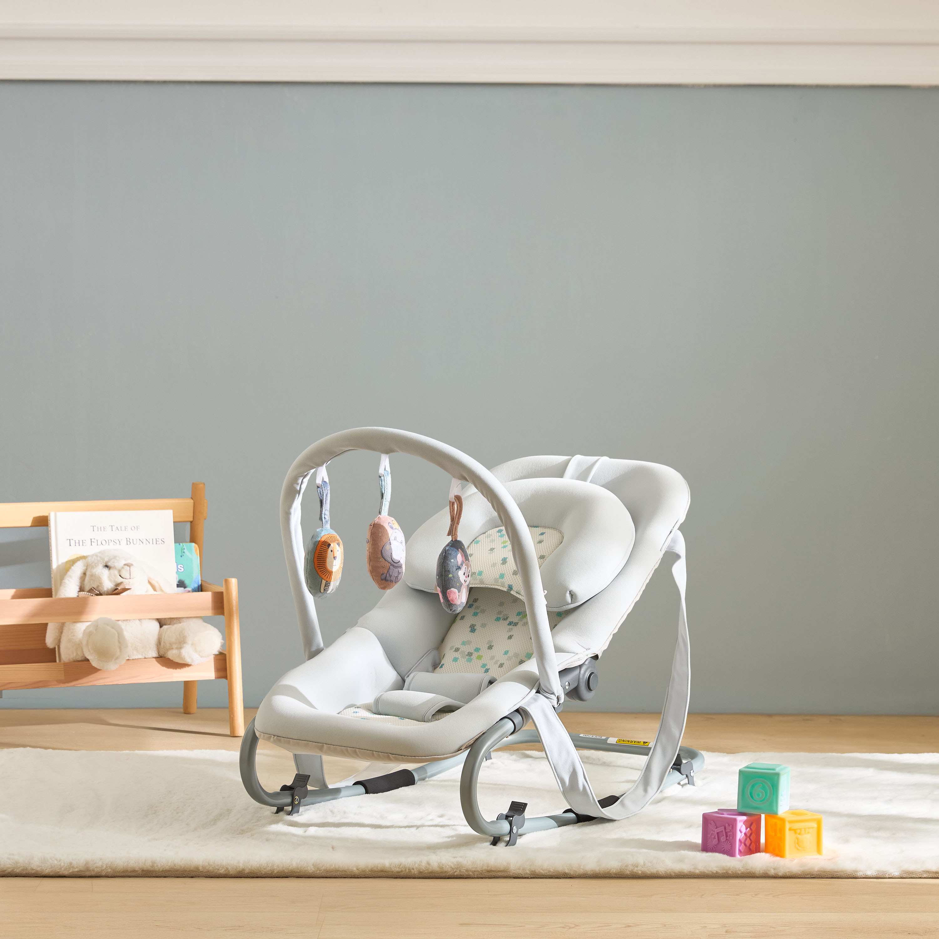 Juniors Fossil Rocker with Toy Bar-baby-infantactivity-rockers-image-1
