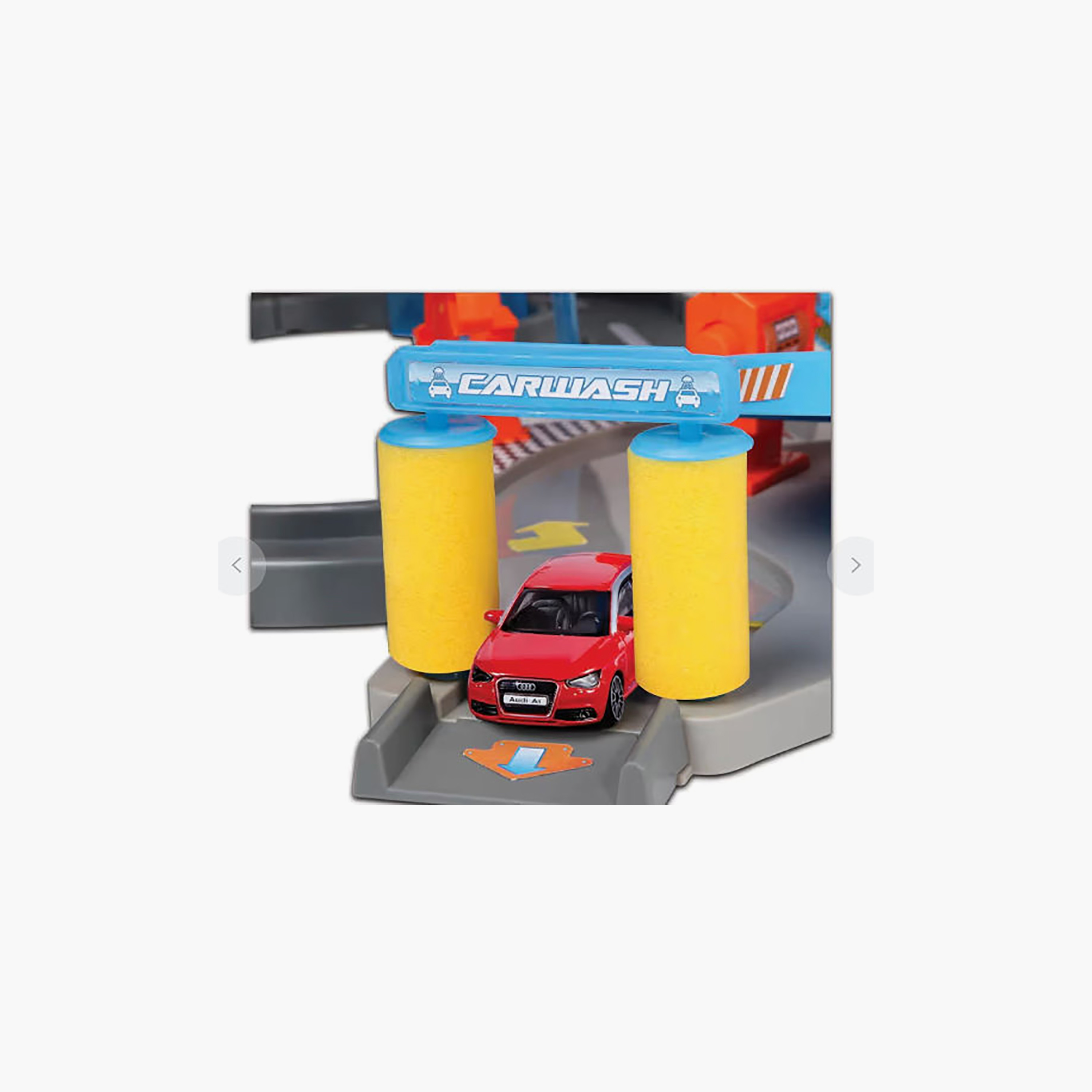 Bburago 1:43 Scale Mega Dealer Showroom Play Set with 2 Cars - Street Fire-toys-playvehicles-vehicleplaysets-image-2