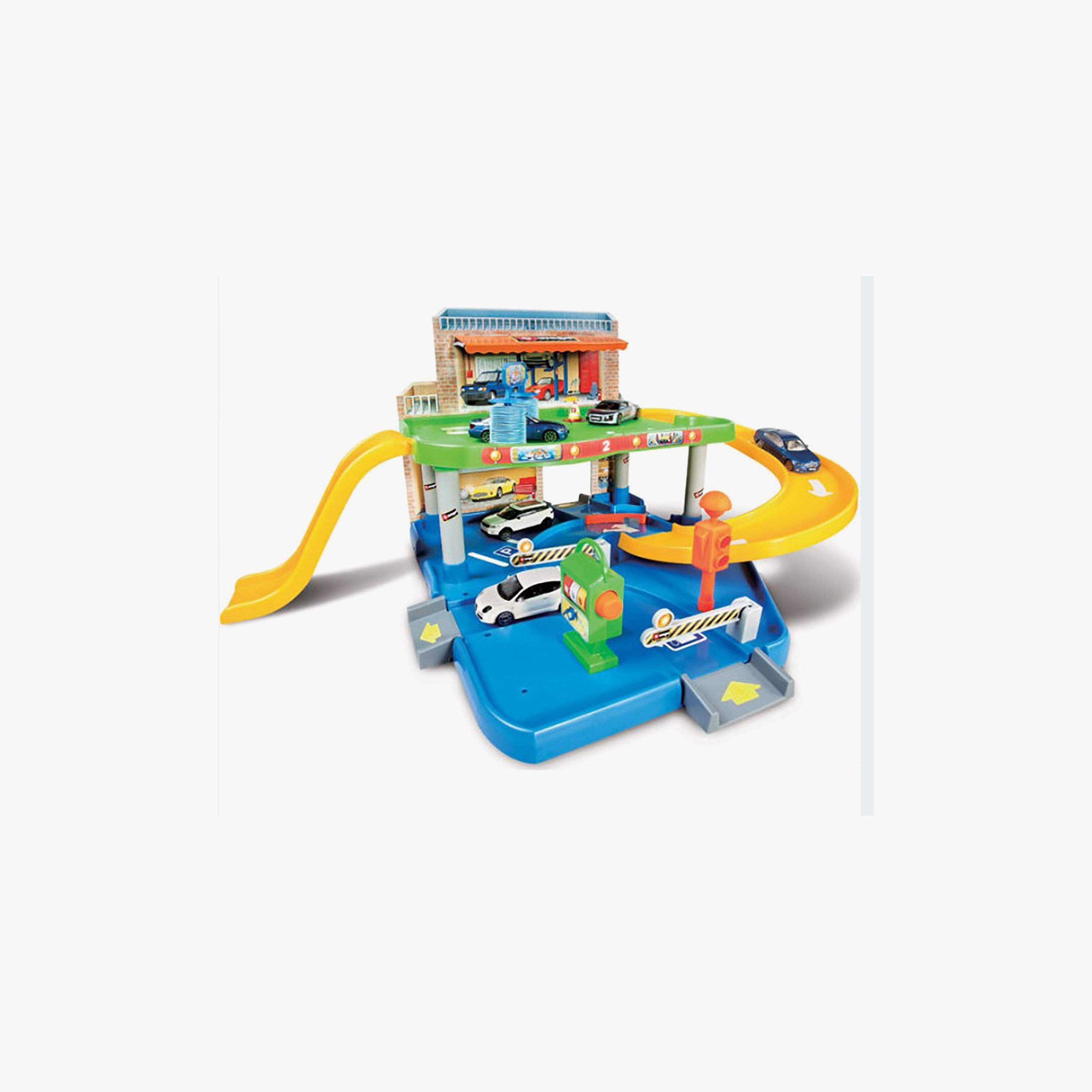 Bburago 1:43 Scale Auto Service Play Set - Street Fire-toys-playvehicles-vehicleplaysets-image-1