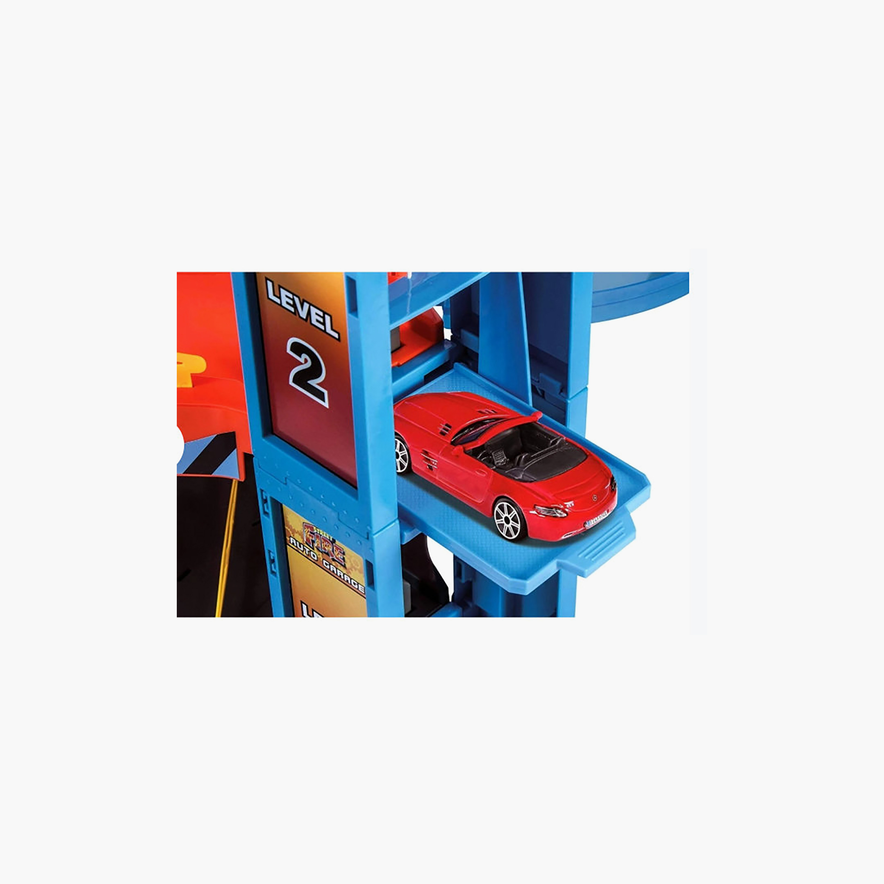 Bburago 1:43 Scale Auto Garage Play Set - Street Fire-toys-playvehicles-vehicleplaysets-image-7