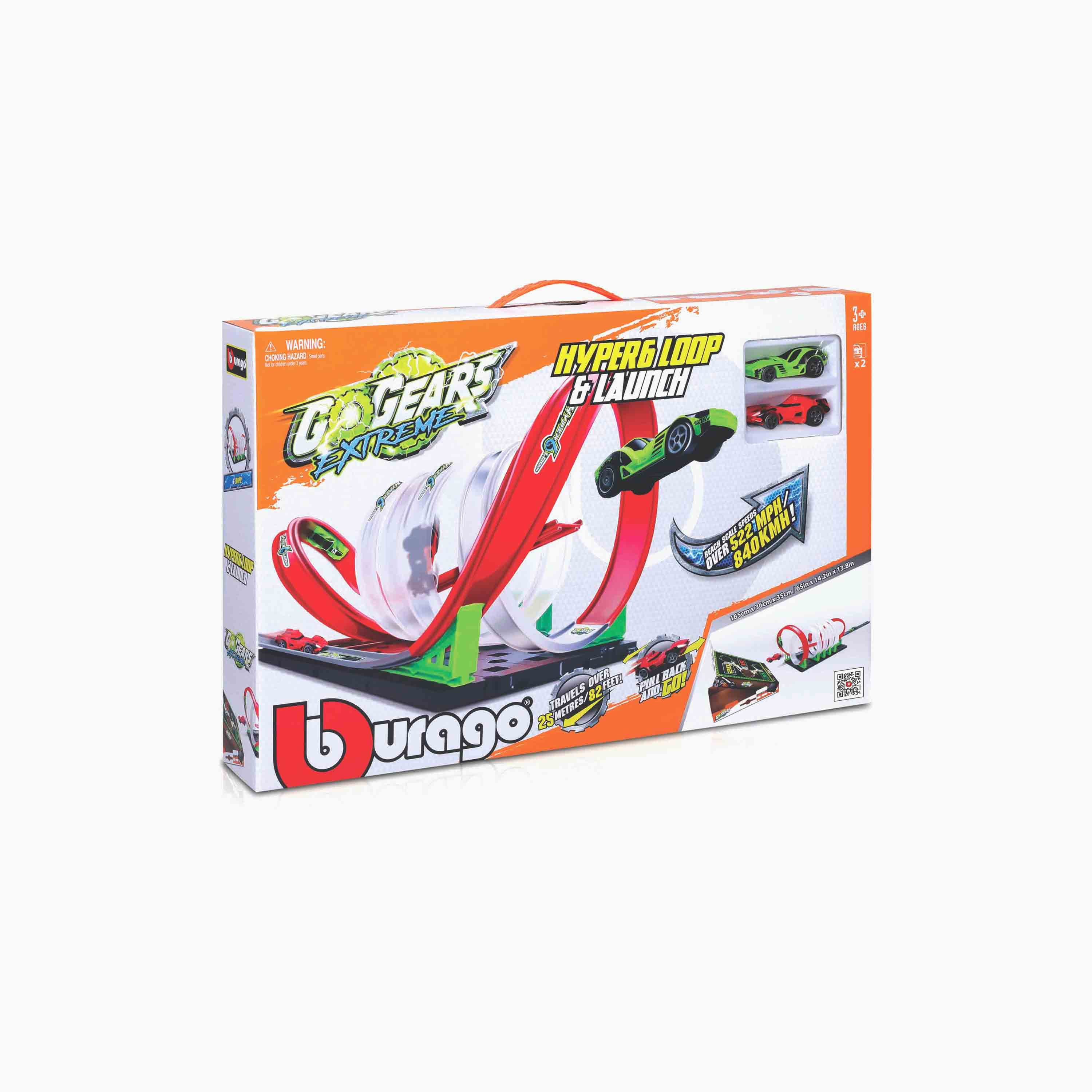 Bburago GoGears Extreme Hyper 6 Loop & Launch Playset-toys-playvehicles-vehicleplaysets-image-3