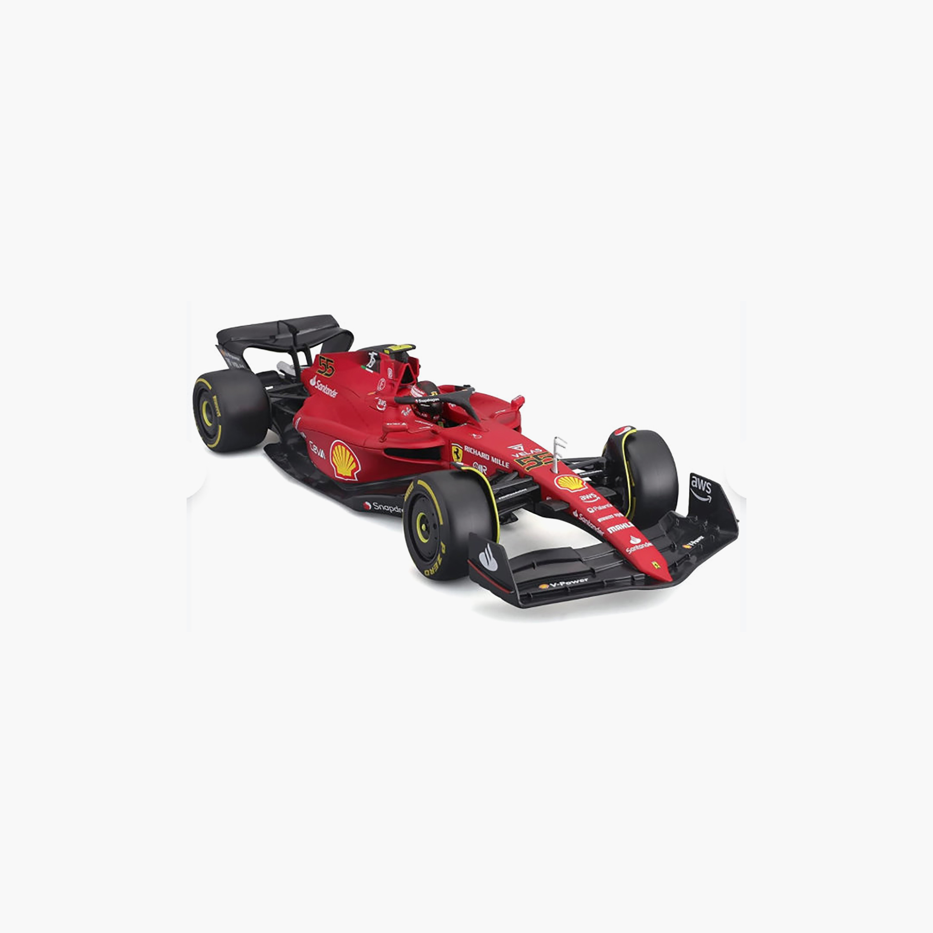 سيارة بمقياس 1:18 فيراي F1-75 من ببوراجو-toys-playvehicles-diecastcars-image-1