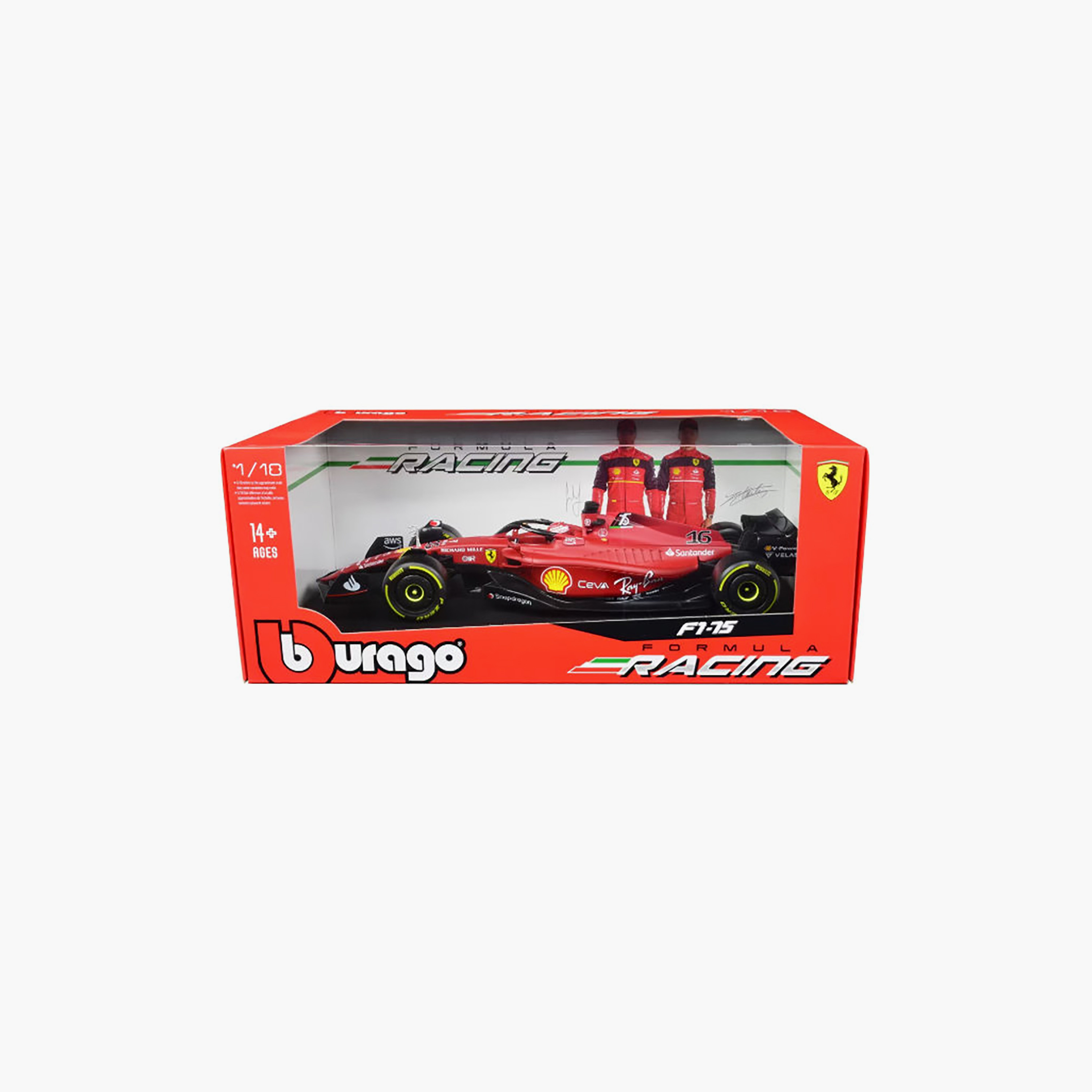 سيارة بمقياس 1:18 فيراي F1-75 من ببوراجو-toys-playvehicles-diecastcars-image-5