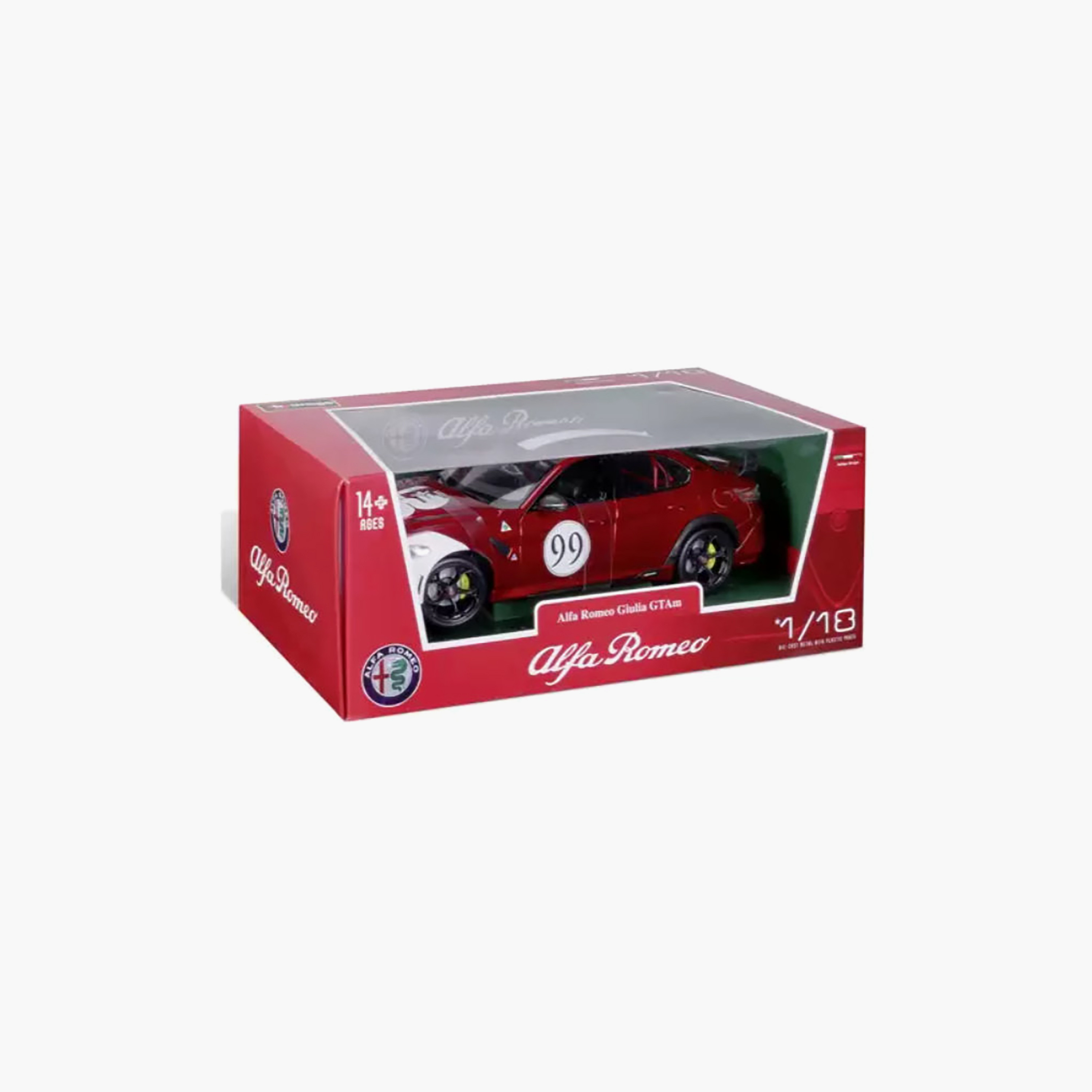 سيارة مقياس 1:18 ألفا روميو جوليا GTAm من ببوراجو-toys-playvehicles-diecastcars-image-2