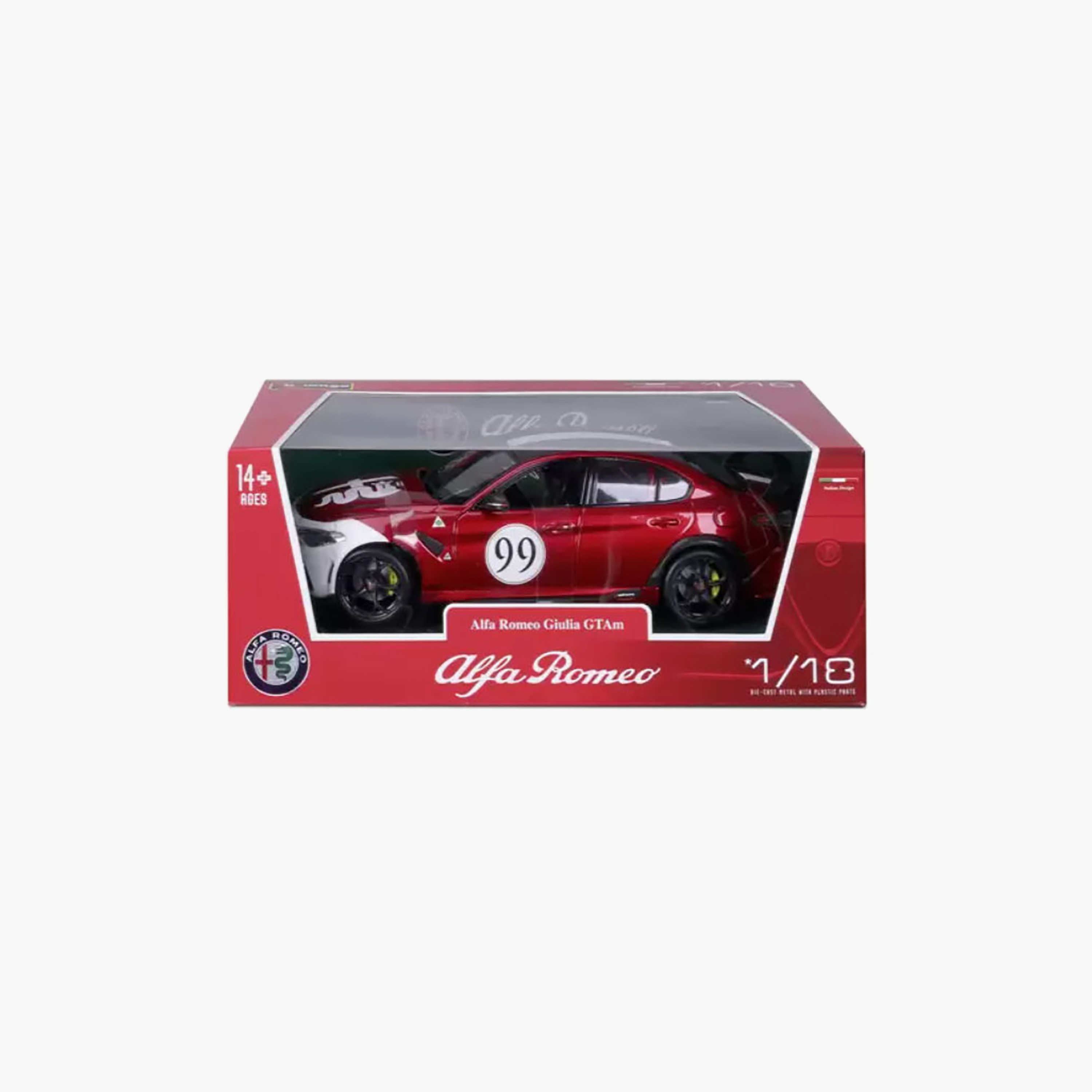 سيارة مقياس 1:18 ألفا روميو جوليا GTAm من ببوراجو-toys-playvehicles-diecastcars-image-4
