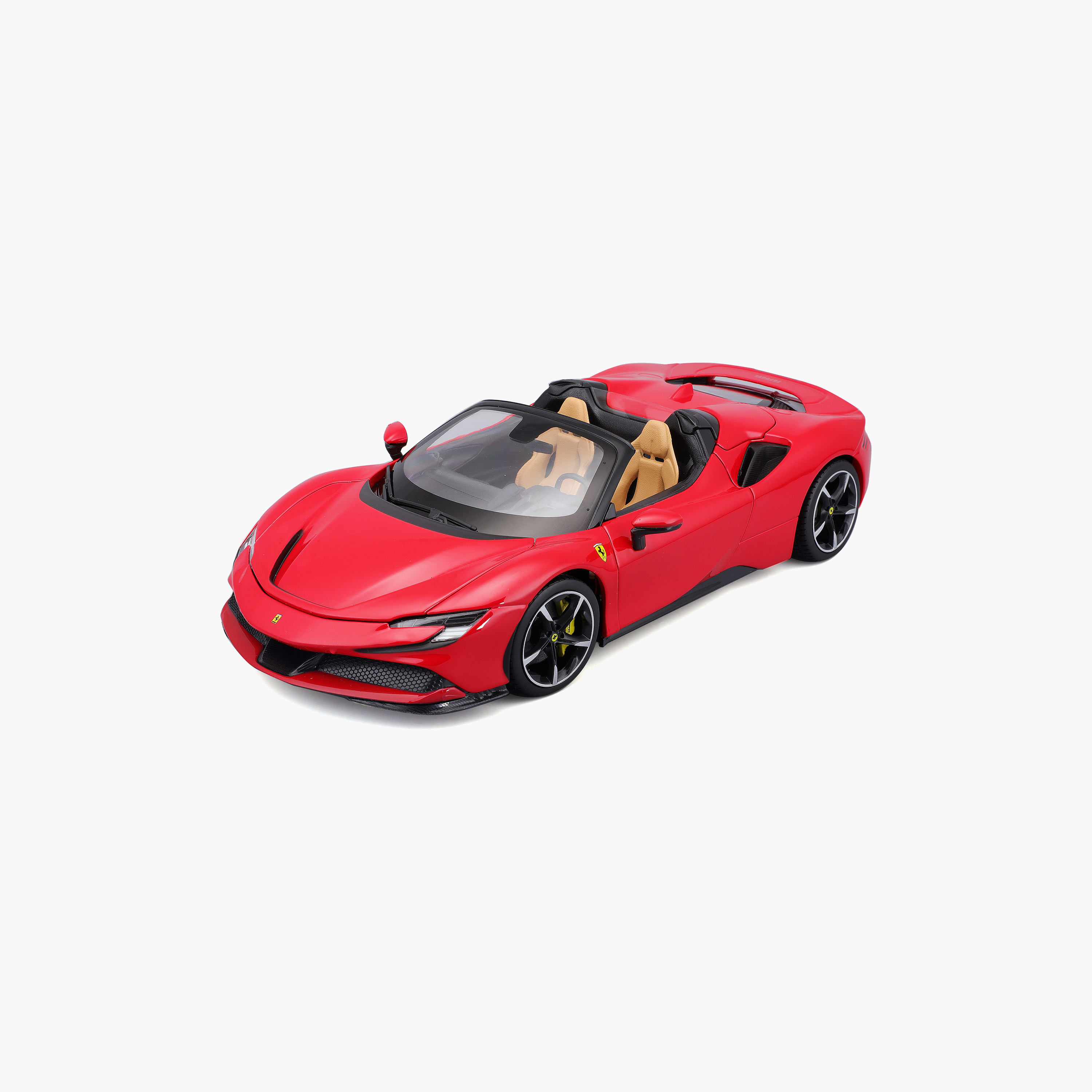 سيارة فيراري آر آند SF90 سبايدر بمقياس 1:18 من من ببوراجو-toys-playvehicles-diecastcars-image-1