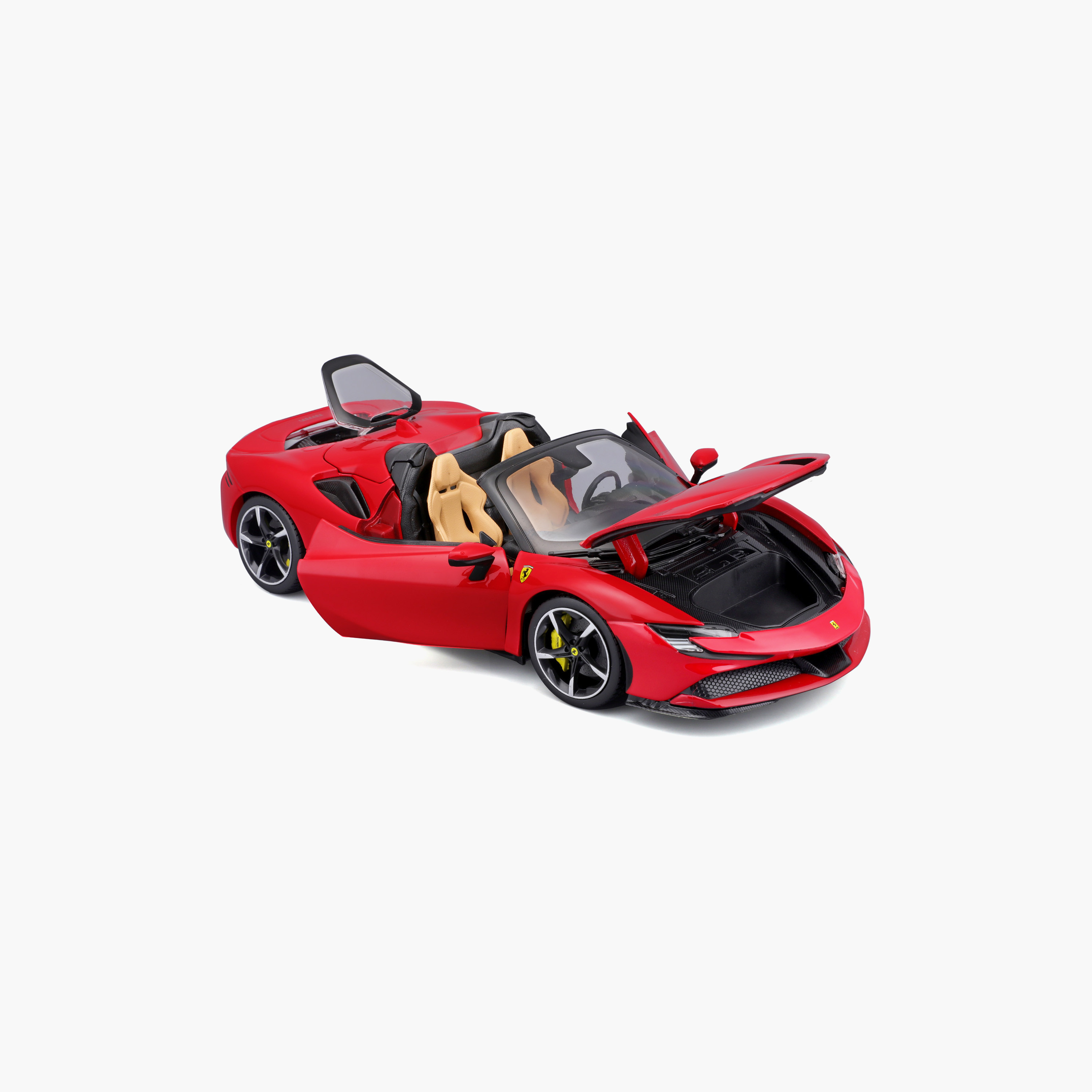 سيارة فيراري آر آند SF90 سبايدر بمقياس 1:18 من من ببوراجو-toys-playvehicles-diecastcars-image-3