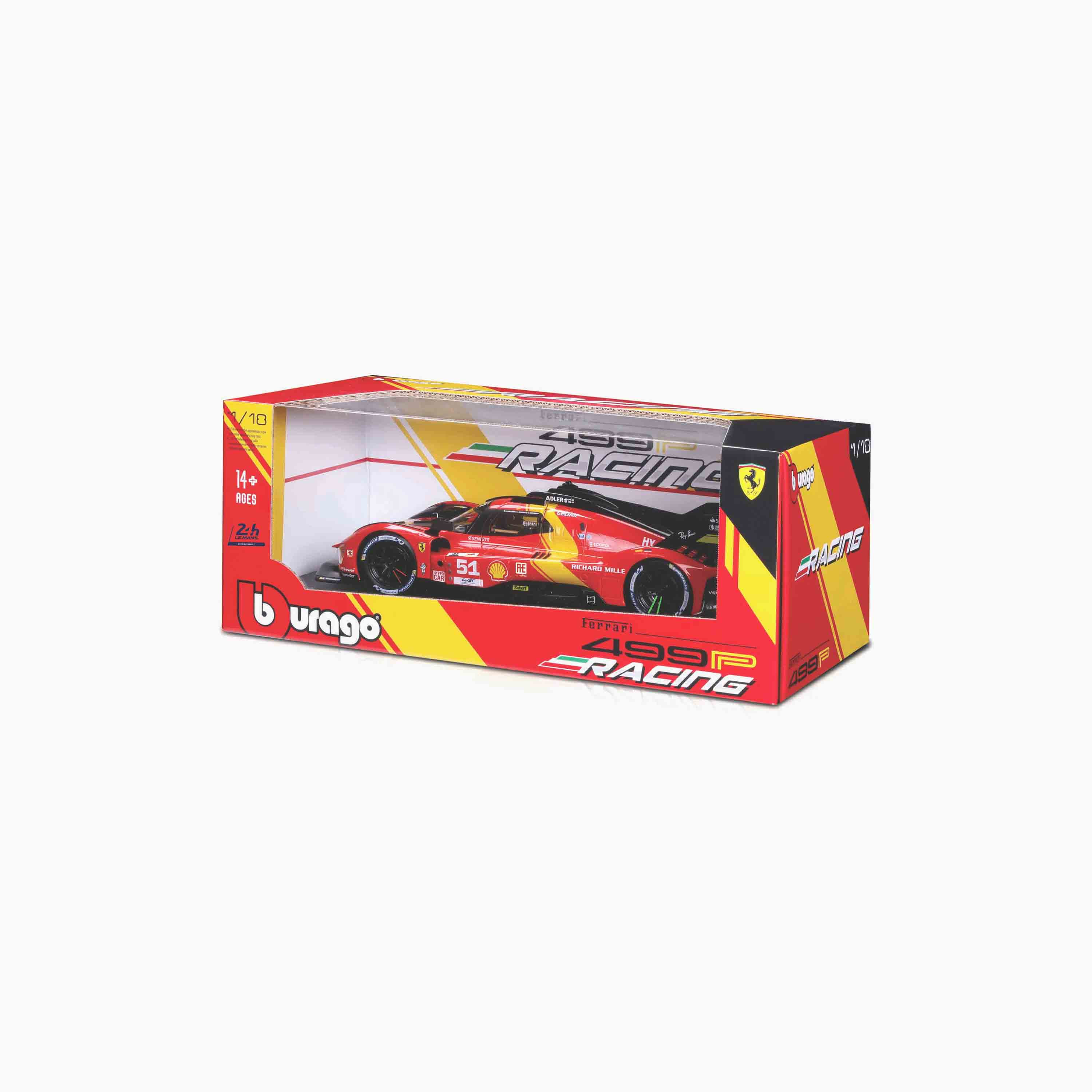 Bburago 1:18 Scale Ferrari Racing Car 499P-toys-playvehicles-diecastcars-image-3