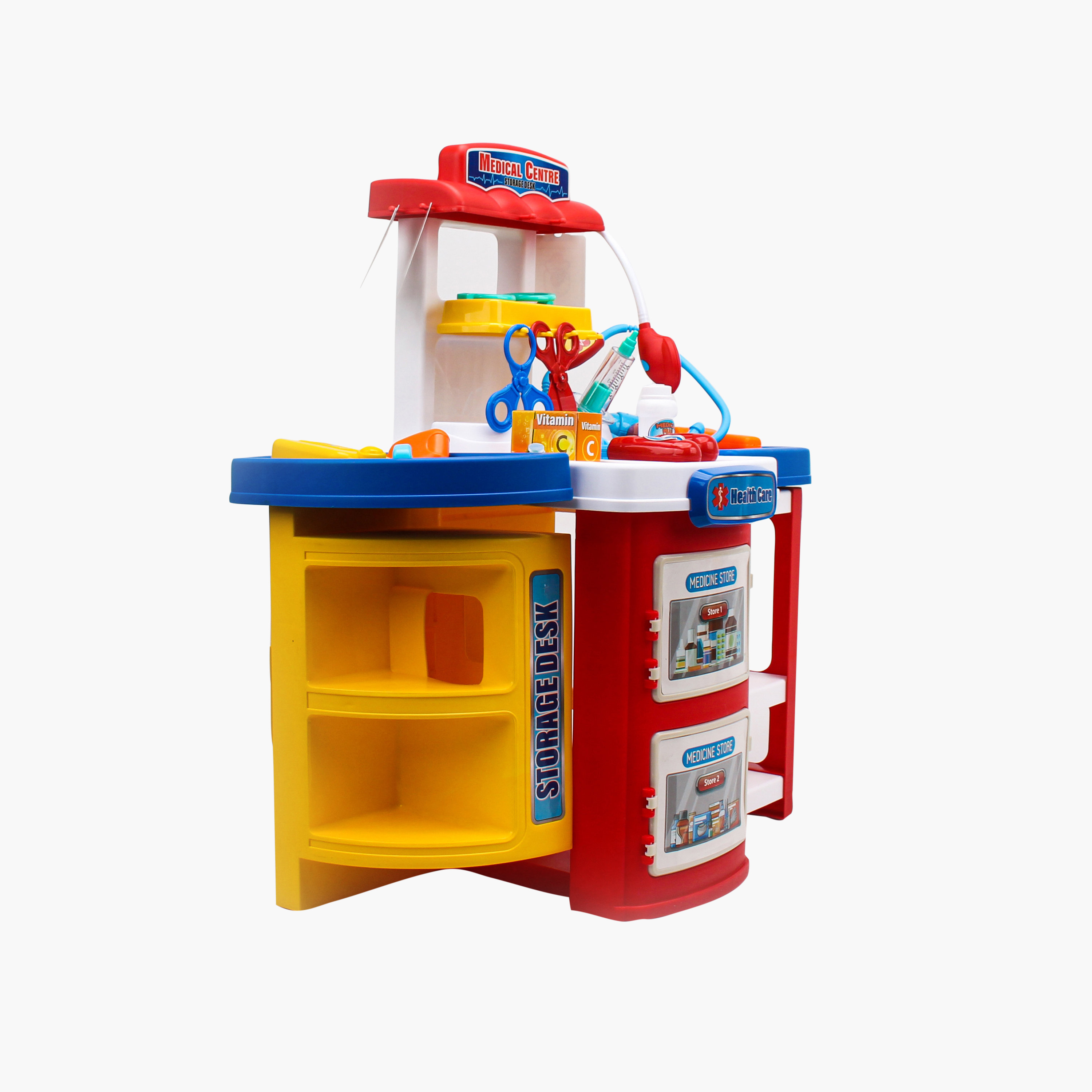 Hauda 2-In-1 Medical Centre Storage Desk-toys-roleplay-doctorsets-image-1