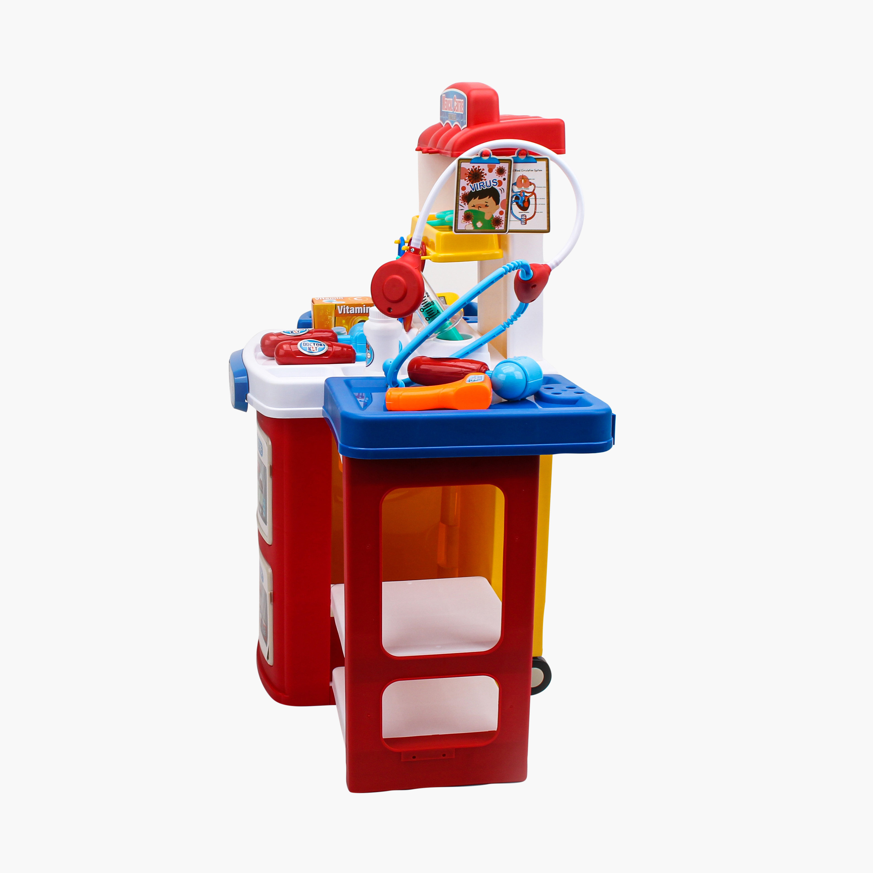 Hauda 2-In-1 Medical Centre Storage Desk-toys-roleplay-doctorsets-image-3