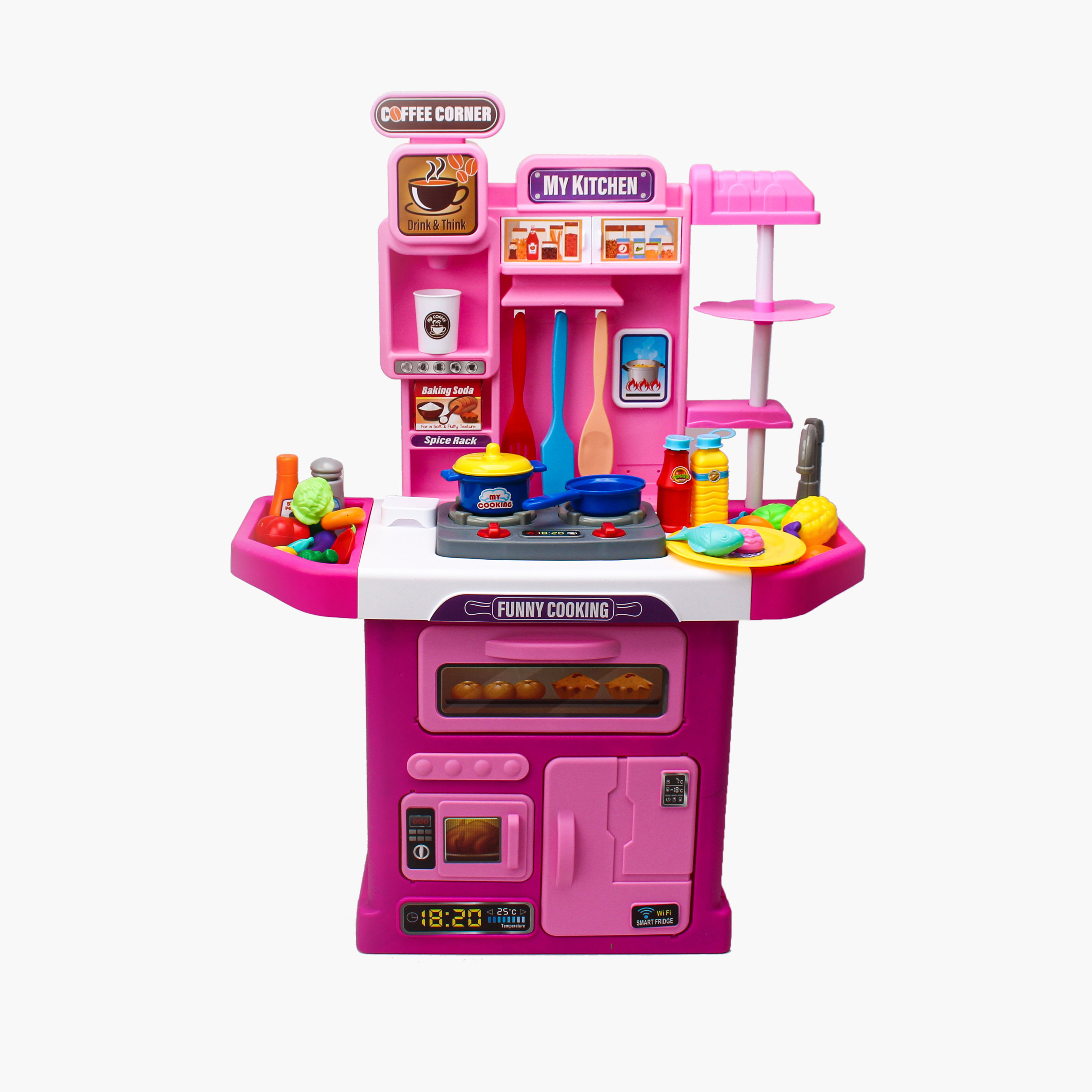 Hauda Kitchen Play Set with Mist Spray-toys-roleplay-kitchensets-image-1