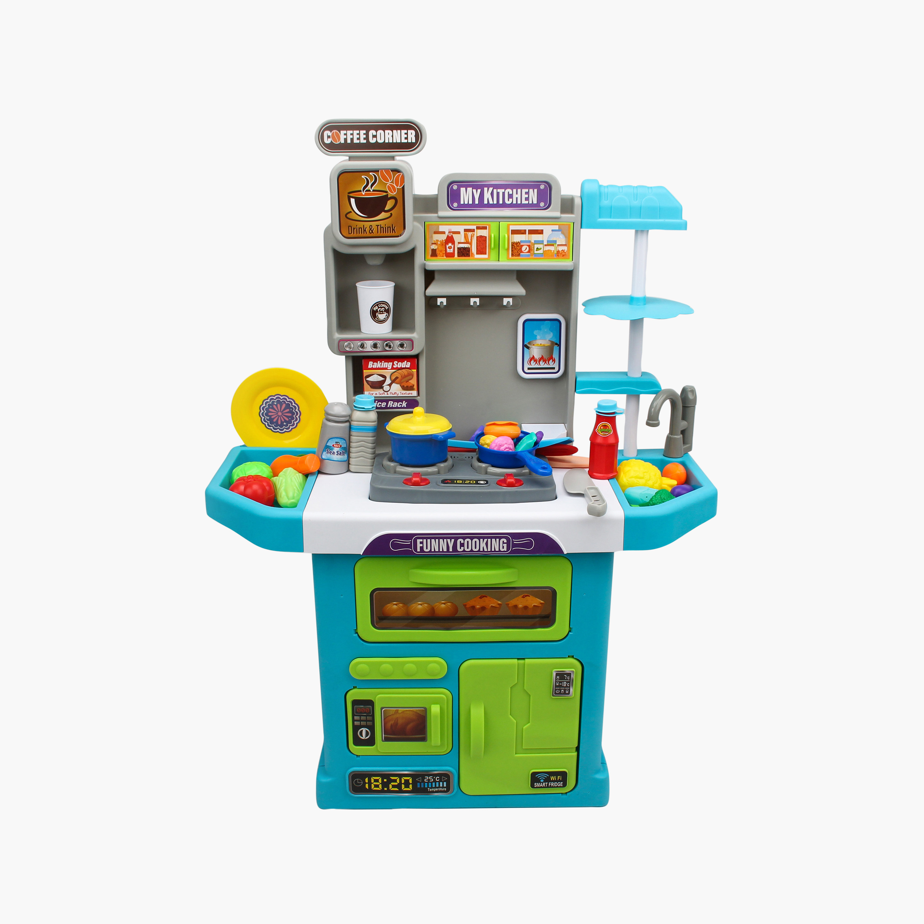 Hauda Kitchen Play Set with Mist Spray-toys-roleplay-kitchensets-image-1