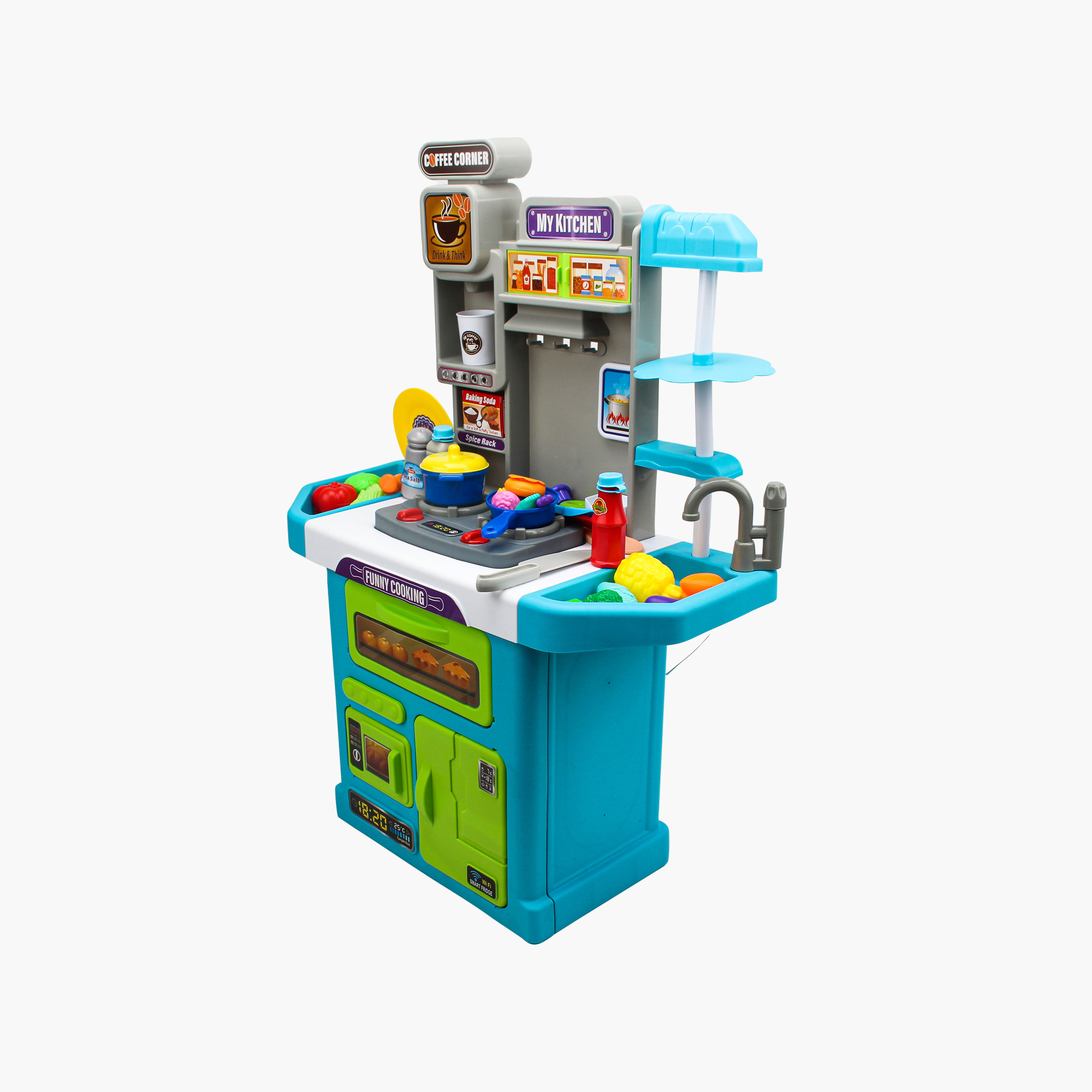 Hauda Kitchen Play Set with Mist Spray-toys-roleplay-kitchensets-image-2