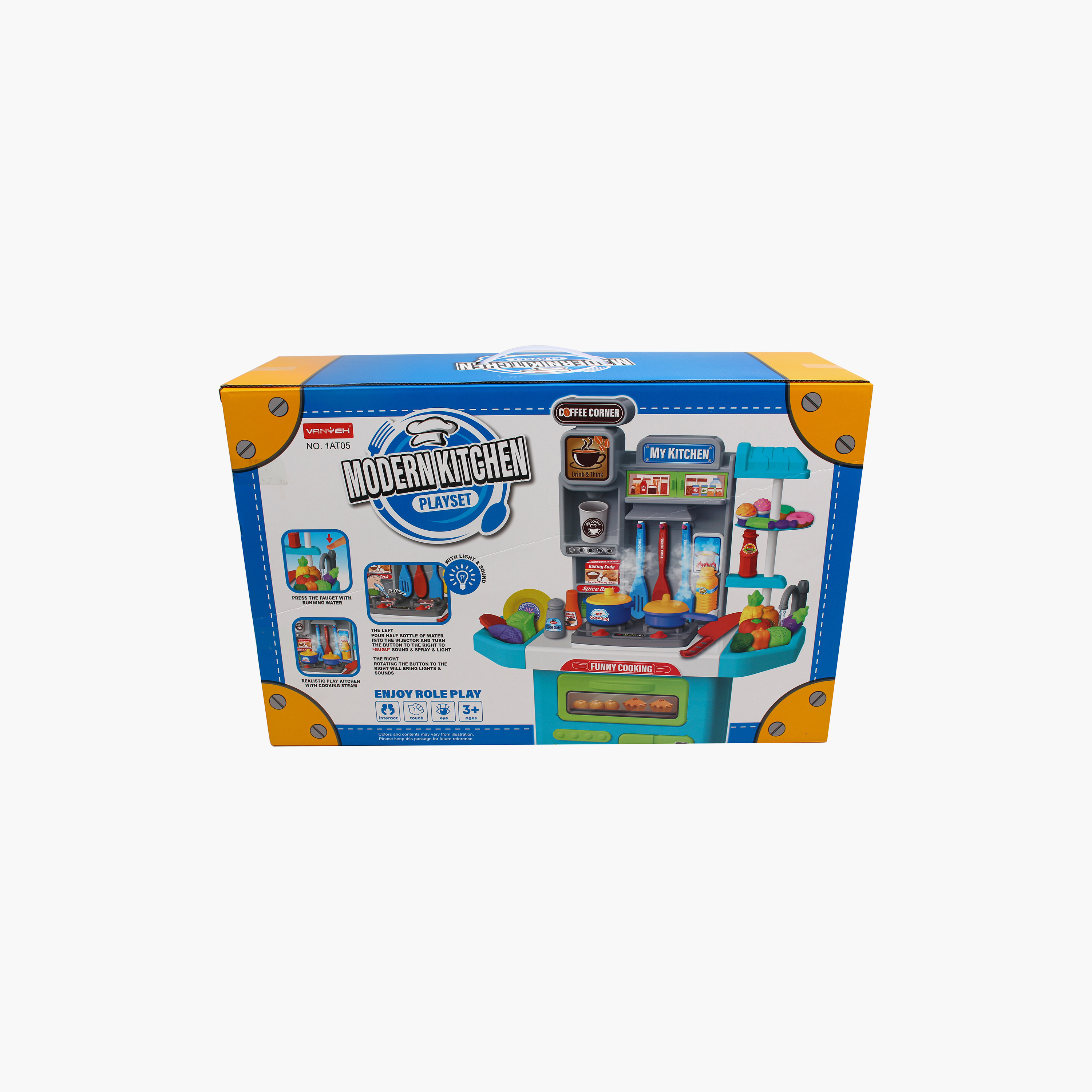 Hauda Kitchen Play Set with Mist Spray-toys-roleplay-kitchensets-image-5