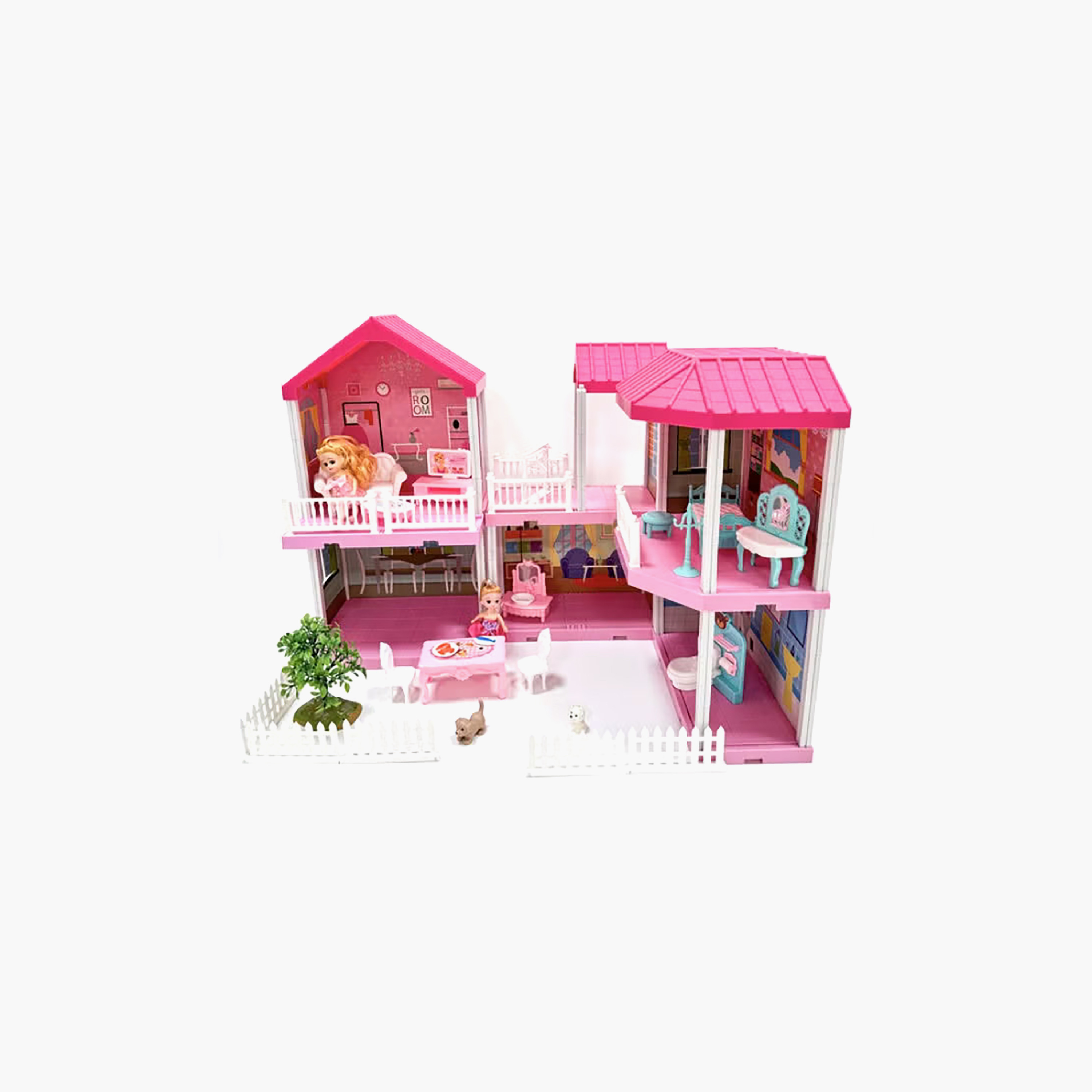 Hauda Villa Dollhouse Set-toys-dollsandplaysets-dollhouses-image-1