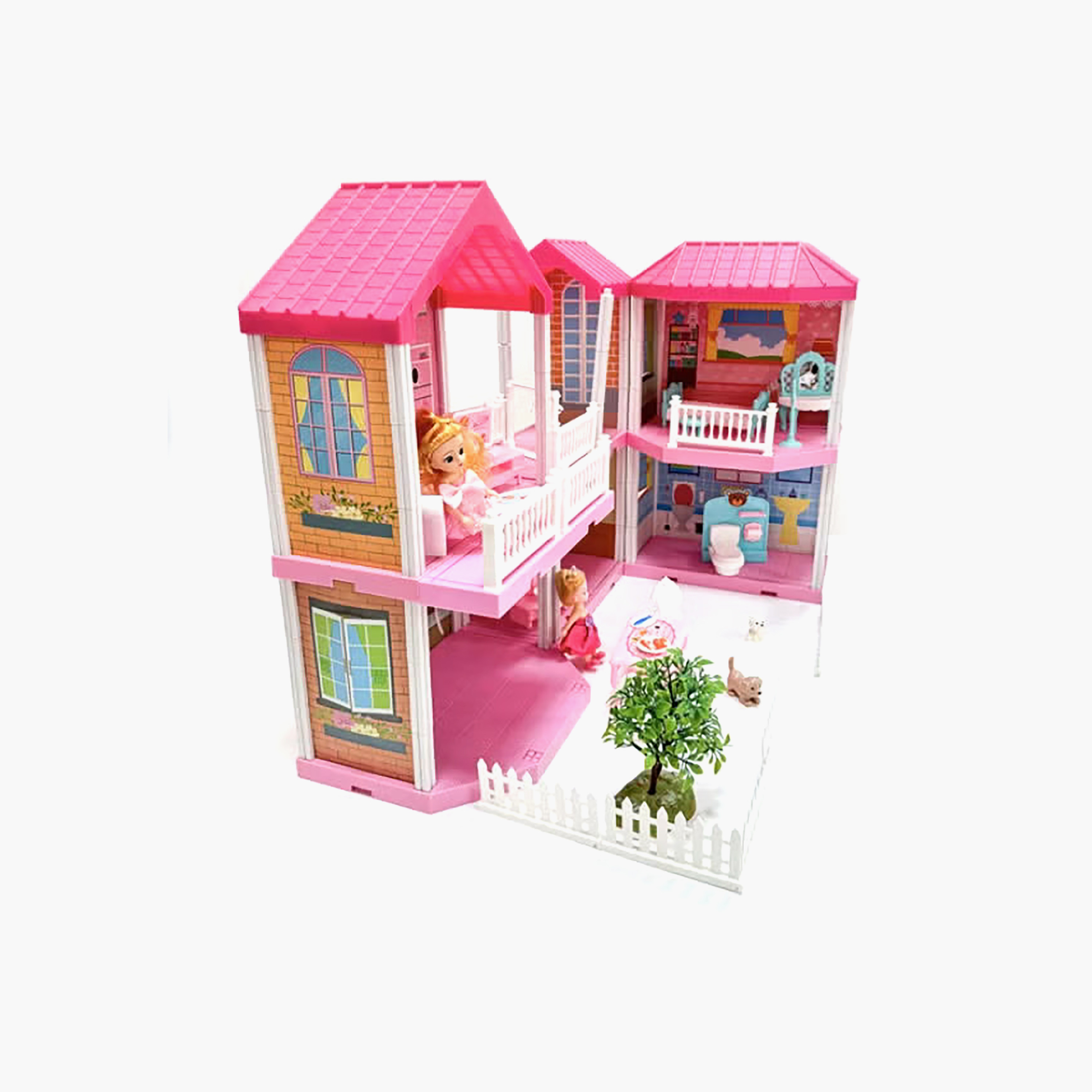 Hauda Villa Dollhouse Set-toys-dollsandplaysets-dollhouses-image-2