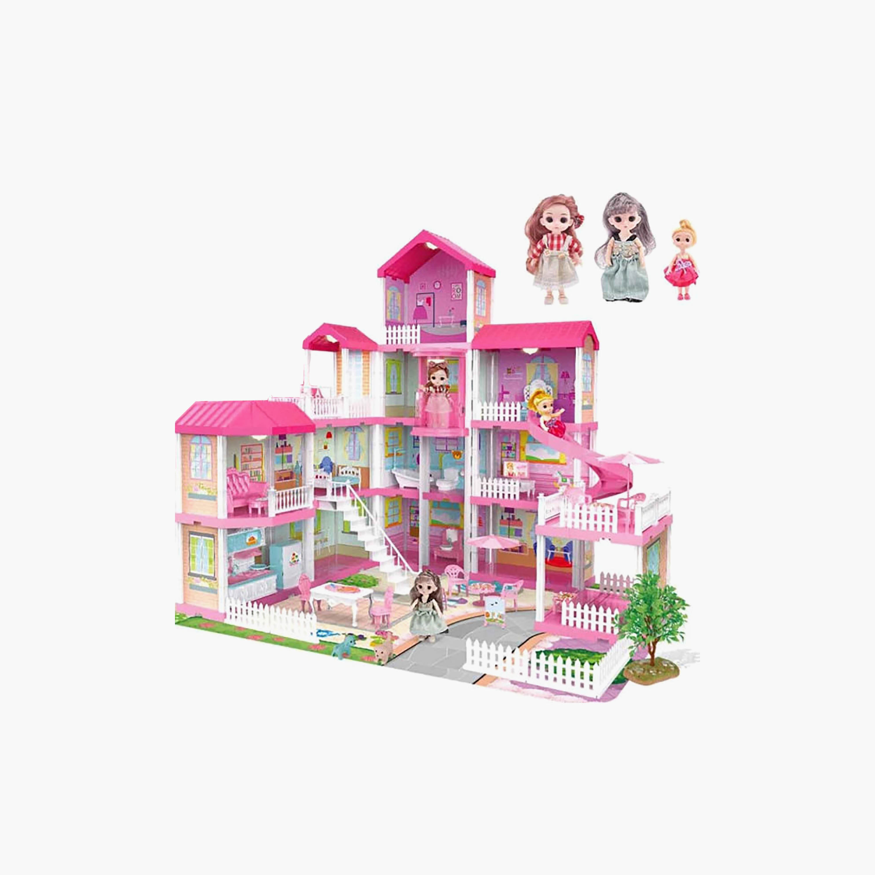 Hauda Villa & Castle Dollhouse-toys-dollsandplaysets-dollhouses-image-1
