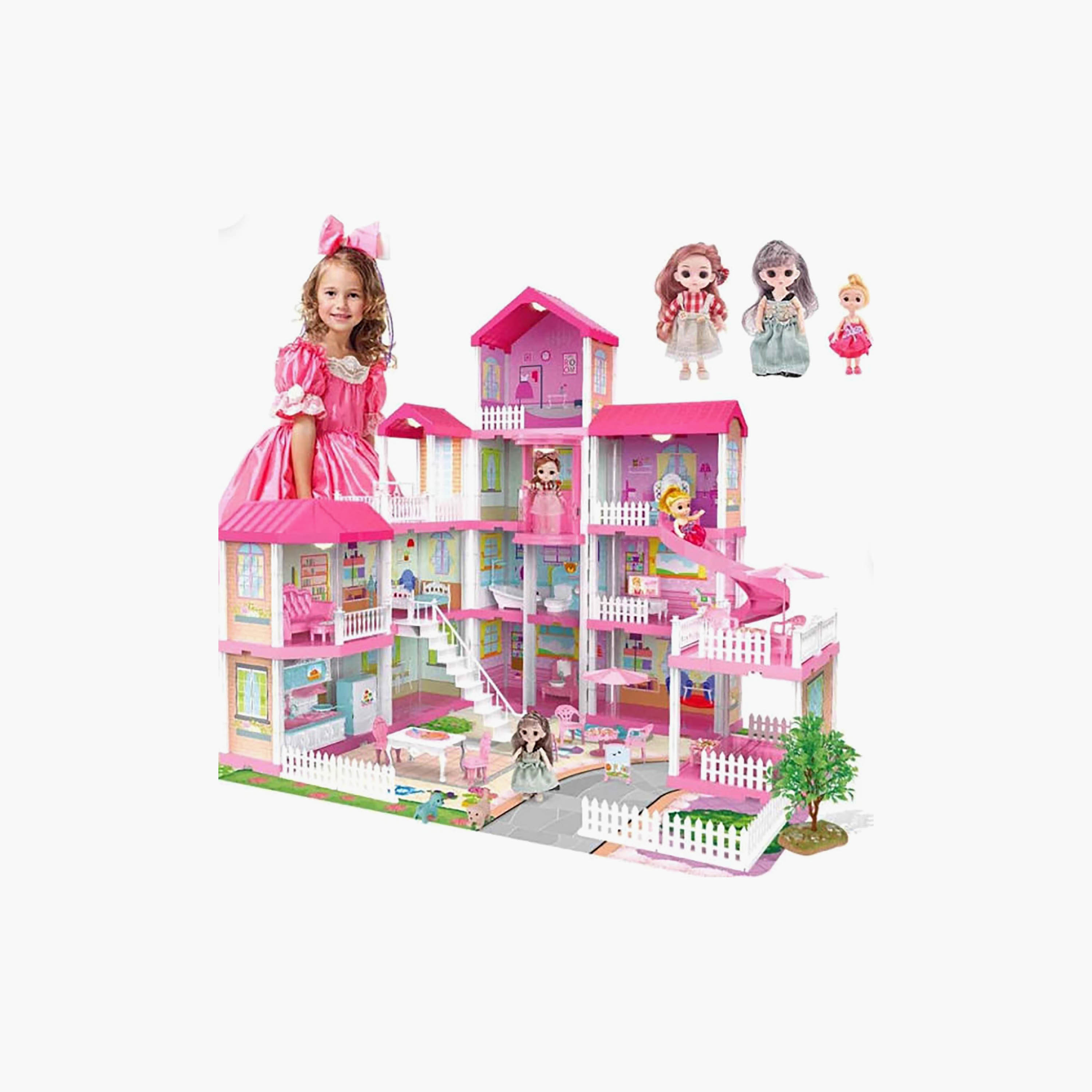 Hauda Villa & Castle Dollhouse-toys-dollsandplaysets-dollhouses-image-2