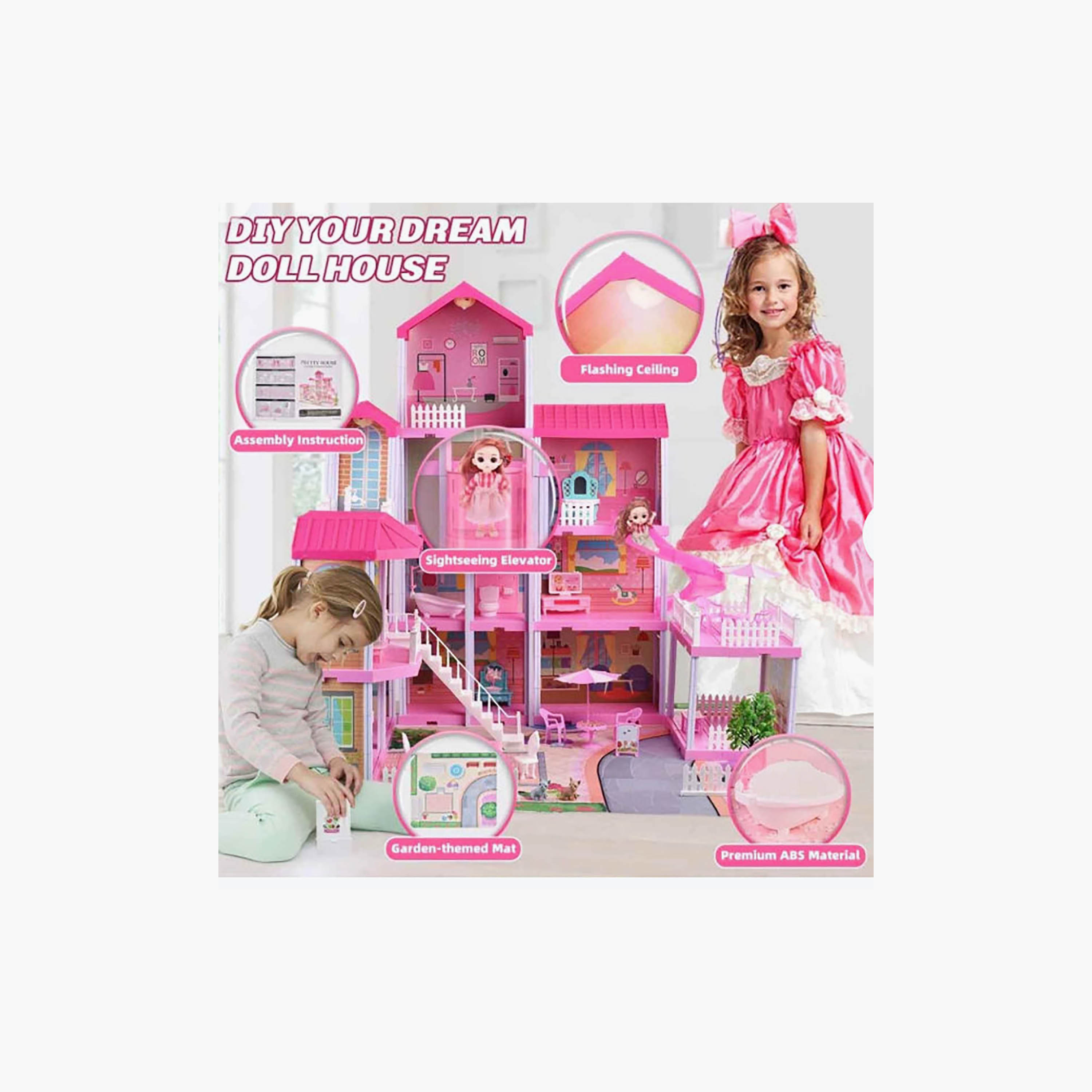 Hauda Villa & Castle Dollhouse-toys-dollsandplaysets-dollhouses-image-4