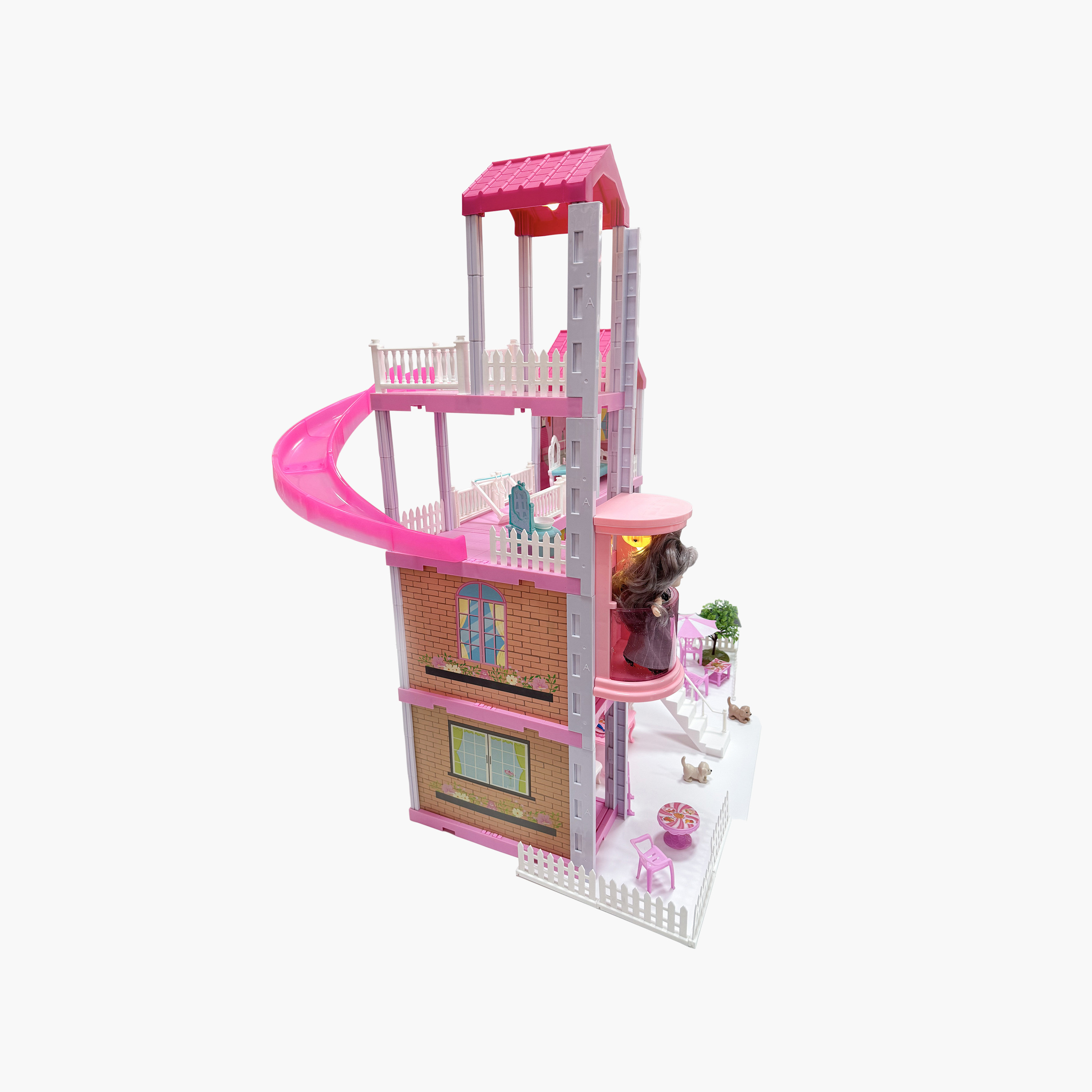 Hauda 245-Piece Villa & Castle Princess House-toys-dollsandplaysets-dollhouses-image-3
