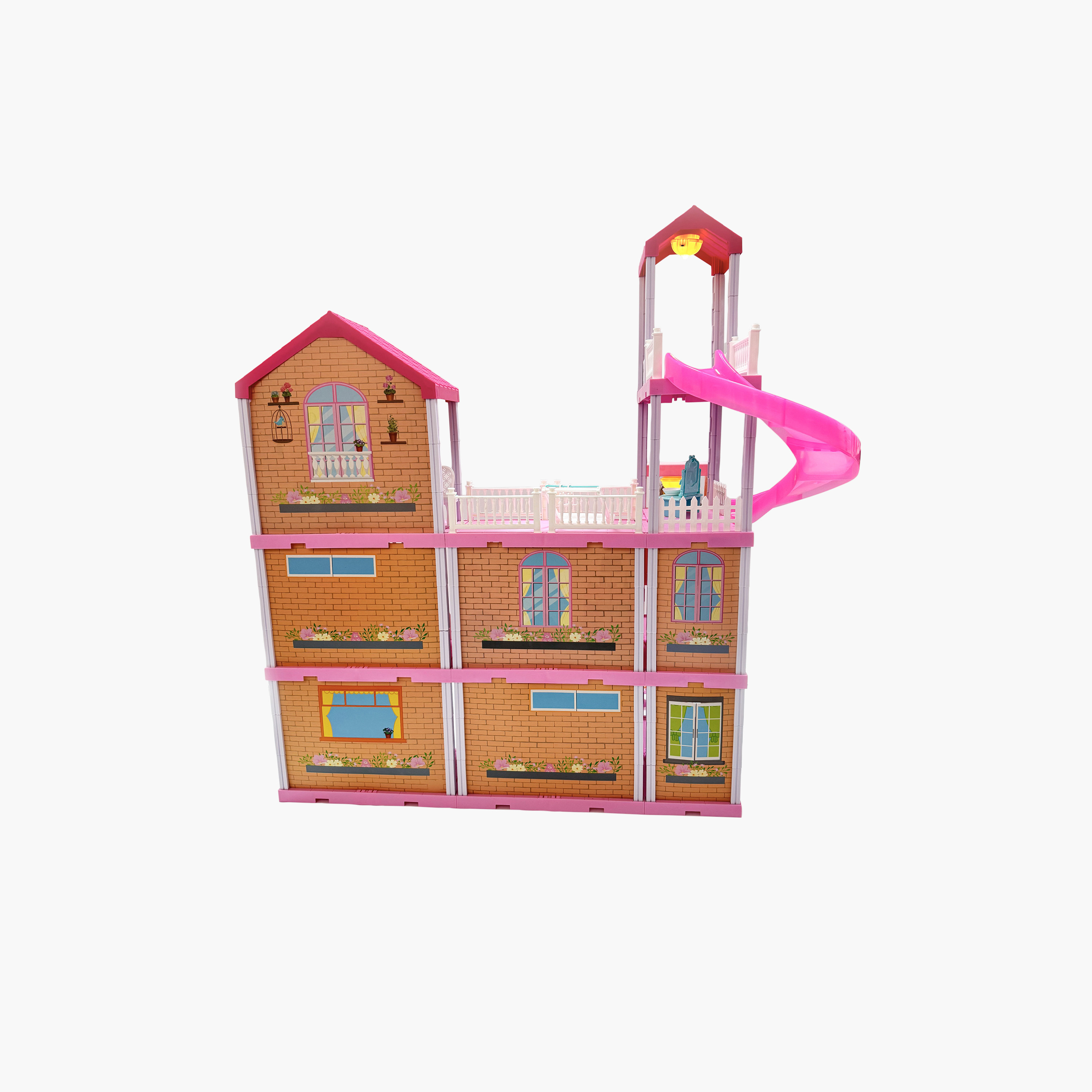 Hauda 245-Piece Villa & Castle Princess House-toys-dollsandplaysets-dollhouses-image-4
