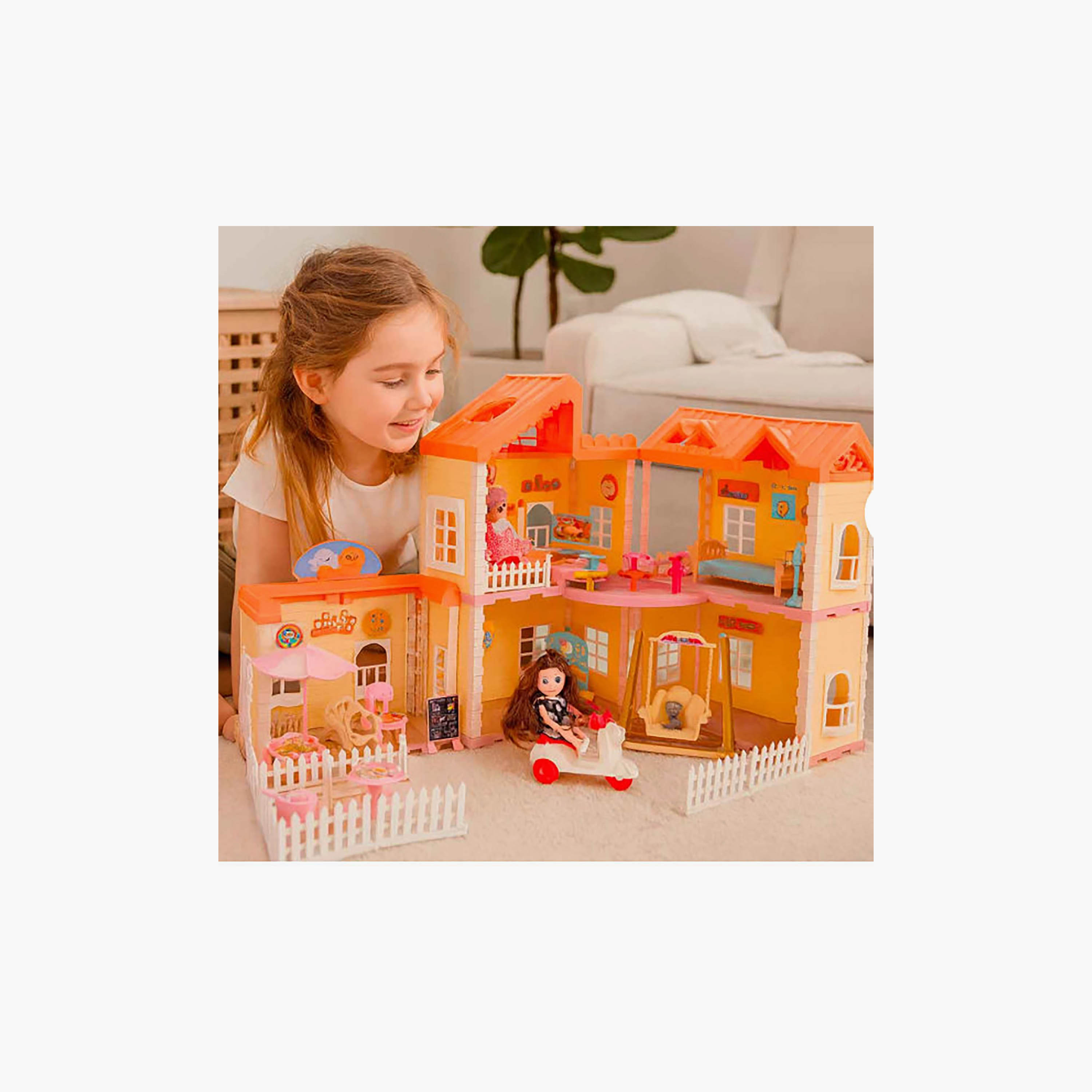 Hauda 179-Piece Villa Princess House-toys-dollsandplaysets-dollhouses-image-4