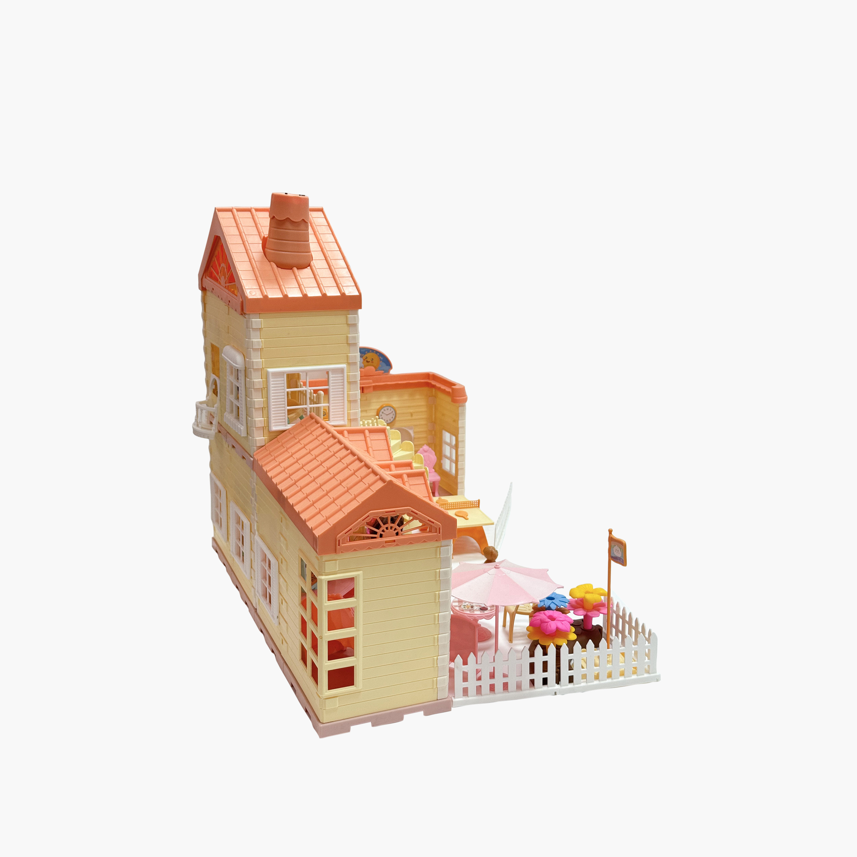 فيلا برينسيس هاوس مع إضاءة ورذاذ ضبابي من هاودا-toys-dollsandplaysets-dollhouses-image-2