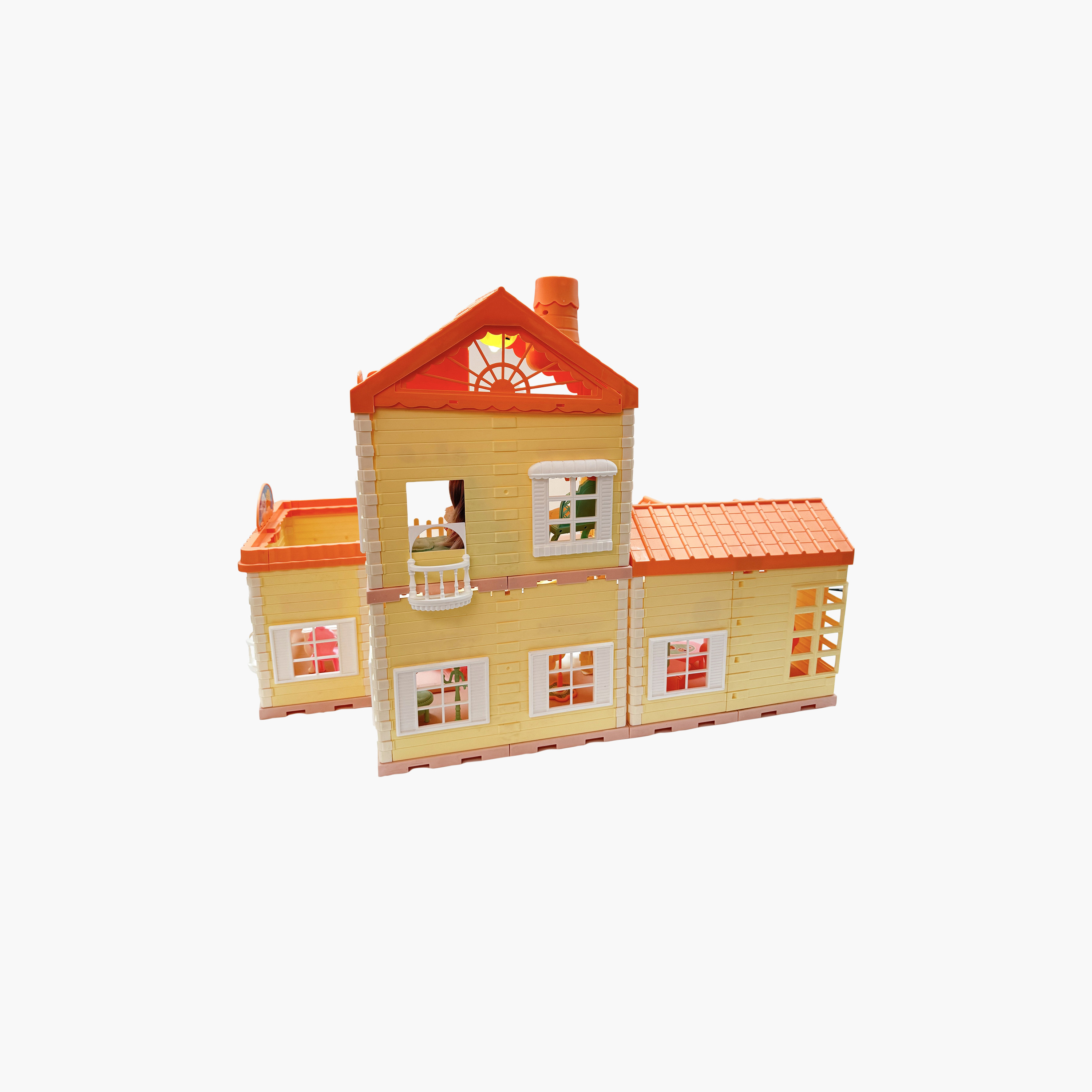 فيلا برينسيس هاوس مع إضاءة ورذاذ ضبابي من هاودا-toys-dollsandplaysets-dollhouses-image-3