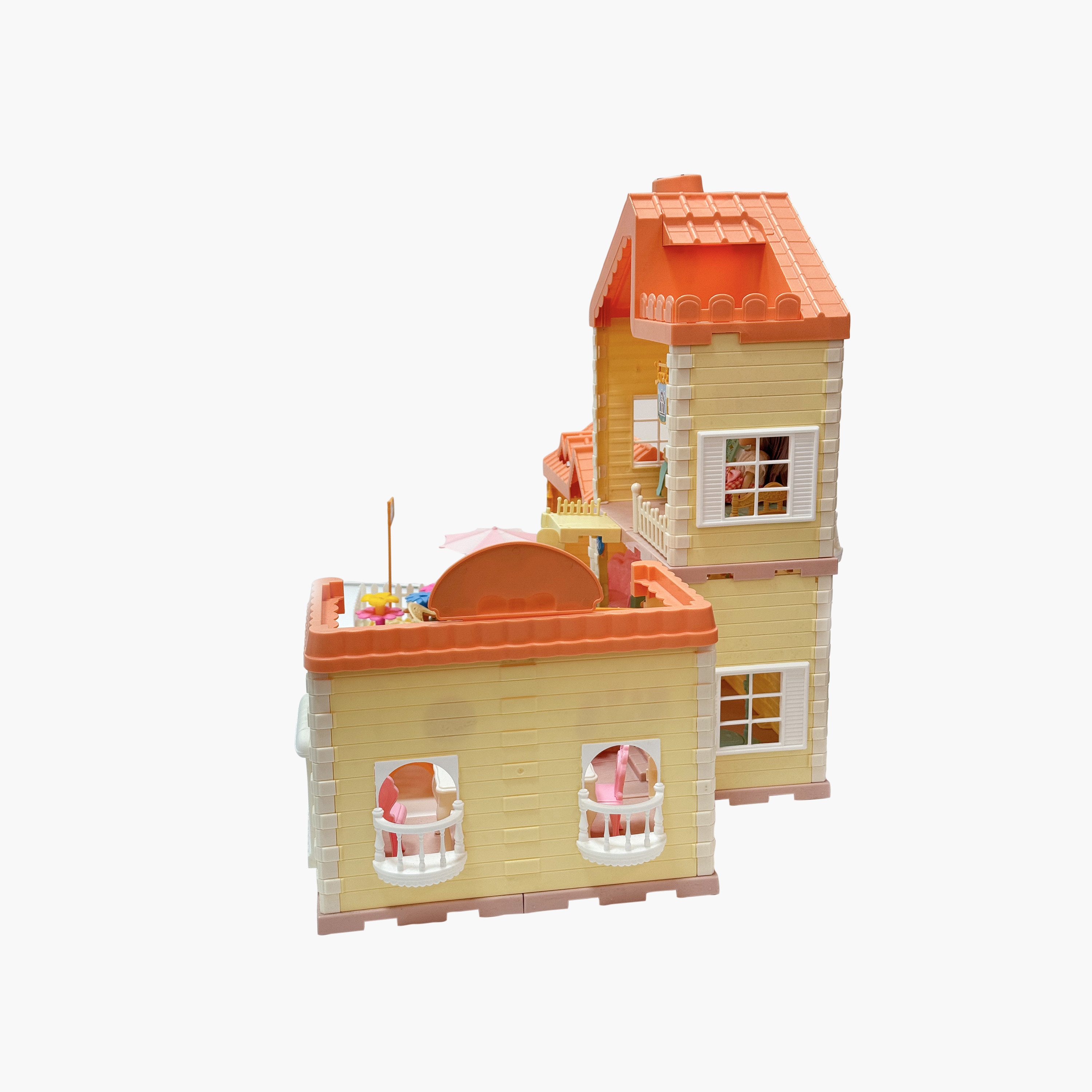فيلا برينسيس هاوس مع إضاءة ورذاذ ضبابي من هاودا-toys-dollsandplaysets-dollhouses-image-4