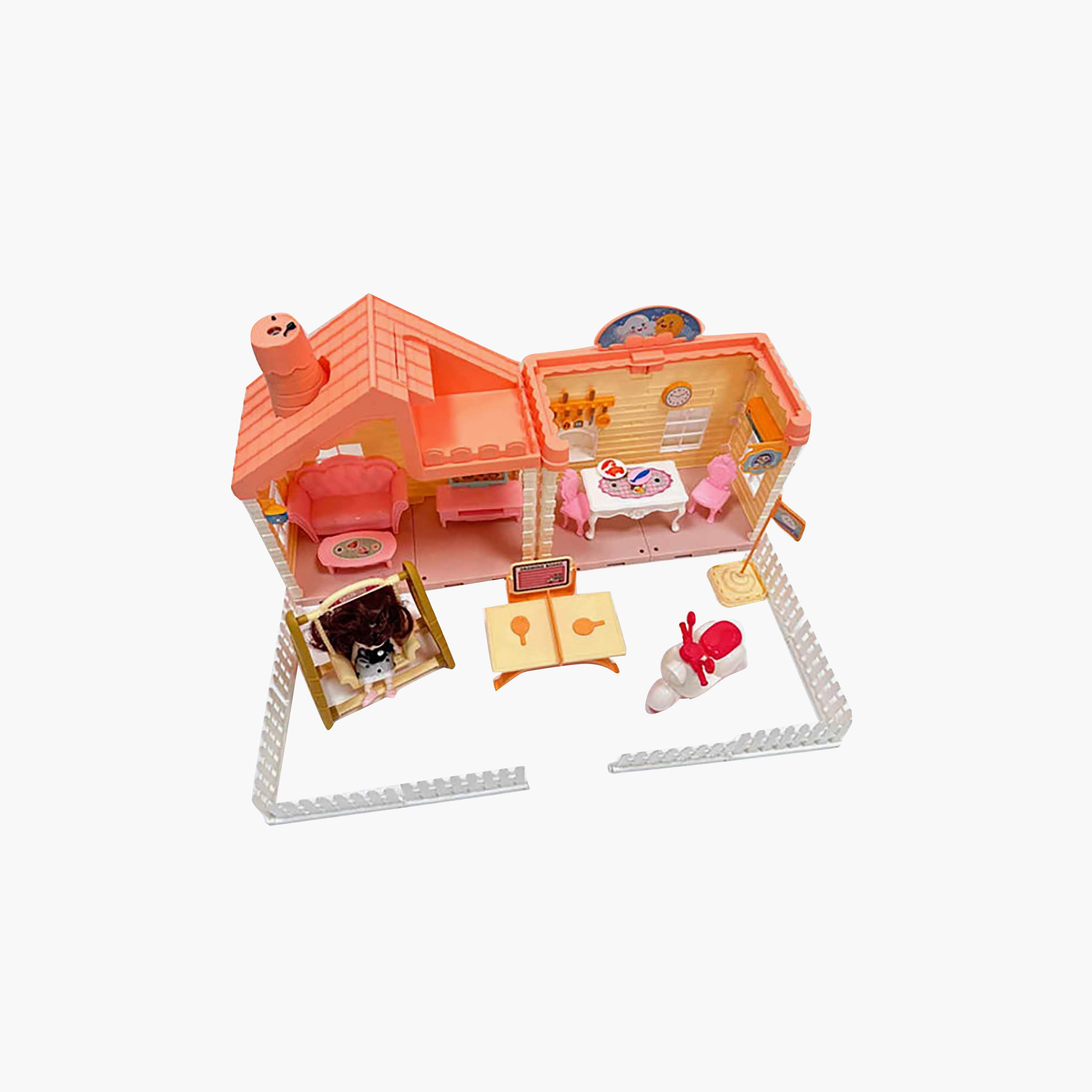 Hauda 95-Piece Villa Princess House-toys-dollsandplaysets-dollhouses-image-2