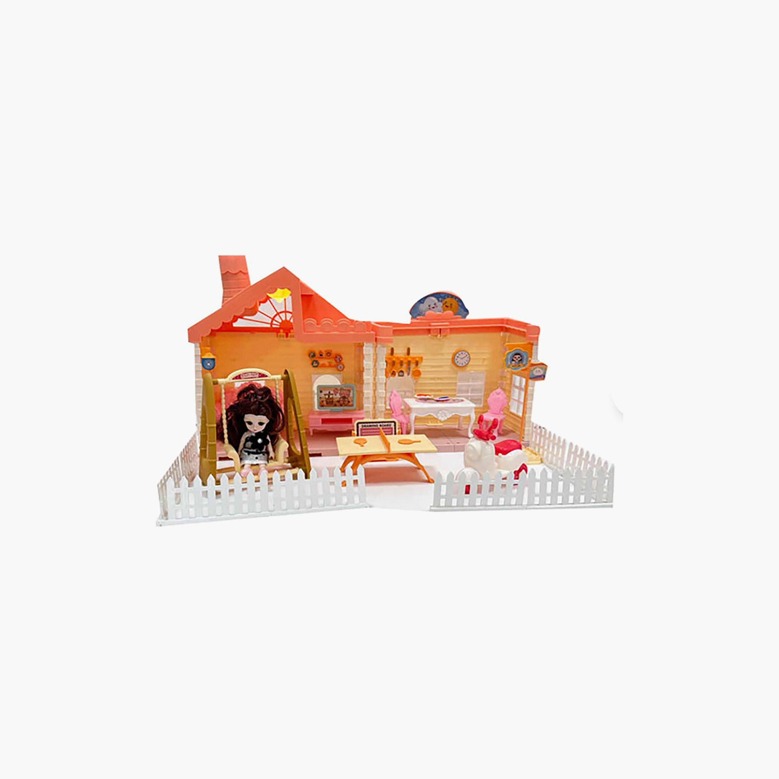 Hauda 95-Piece Villa Princess House-toys-dollsandplaysets-dollhouses-image-3