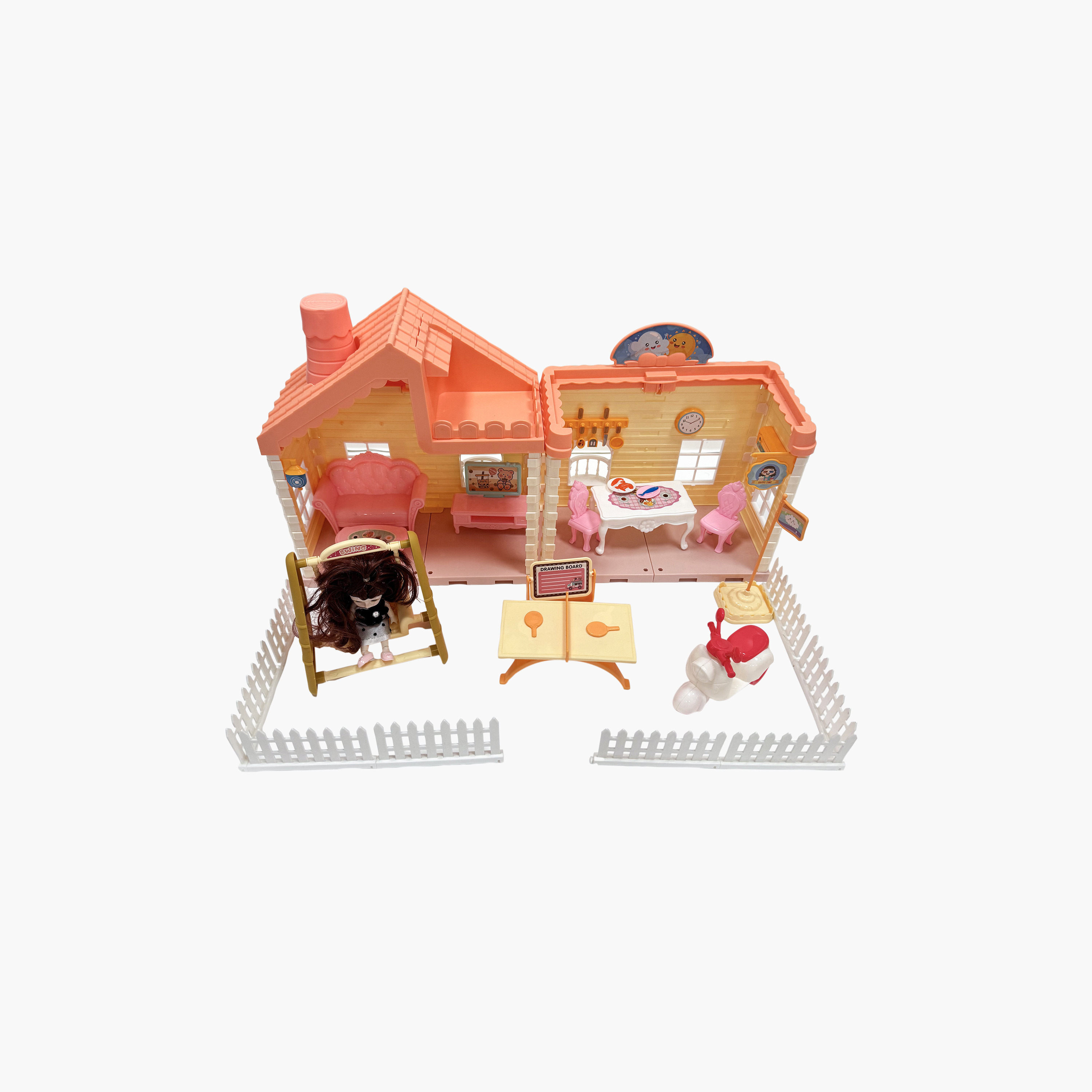 Hauda 95-Piece Villa Princess House-toys-dollsandplaysets-dollhouses-image-5
