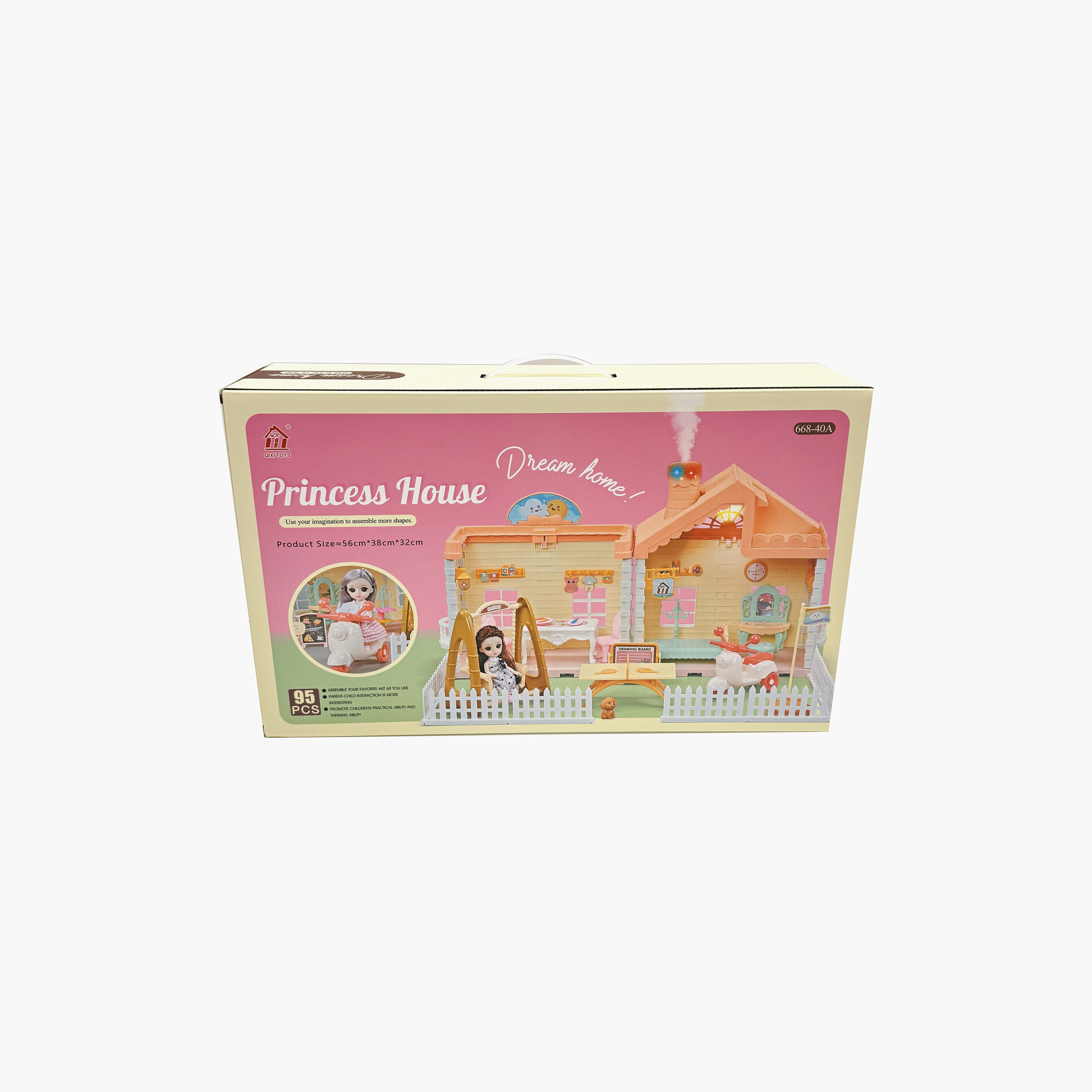 Hauda 95-Piece Villa Princess House-toys-dollsandplaysets-dollhouses-image-9