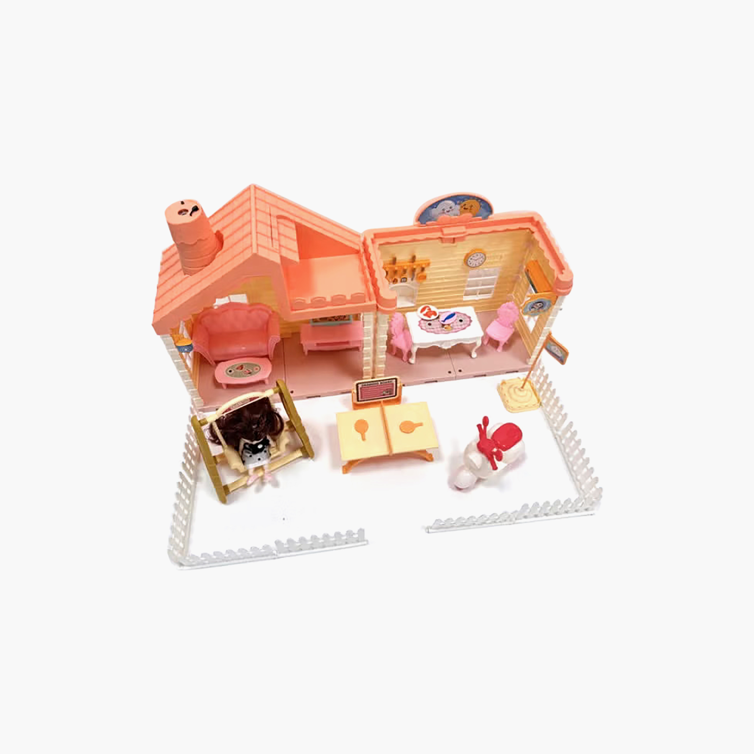 فيلا برينسيس هاوس مع إضاءة ورذاذ ضبابي من هاودا-toys-dollsandplaysets-dollhouses-image-2