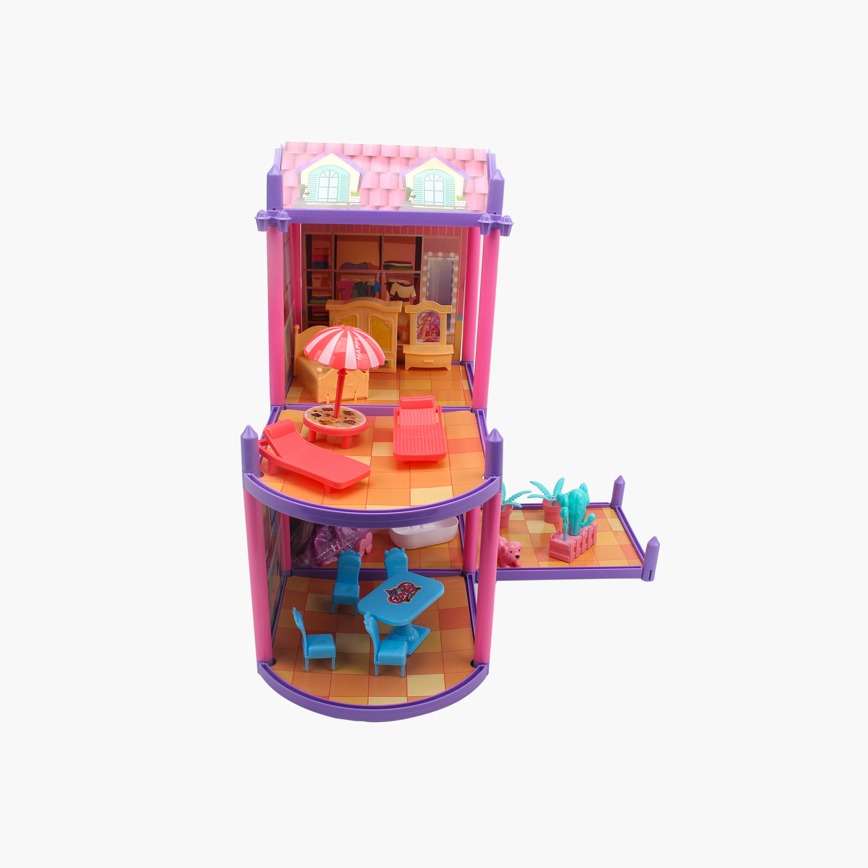 Hauda 113-Piece Villa Princess House-toys-dollsandplaysets-dollhouses-image-5