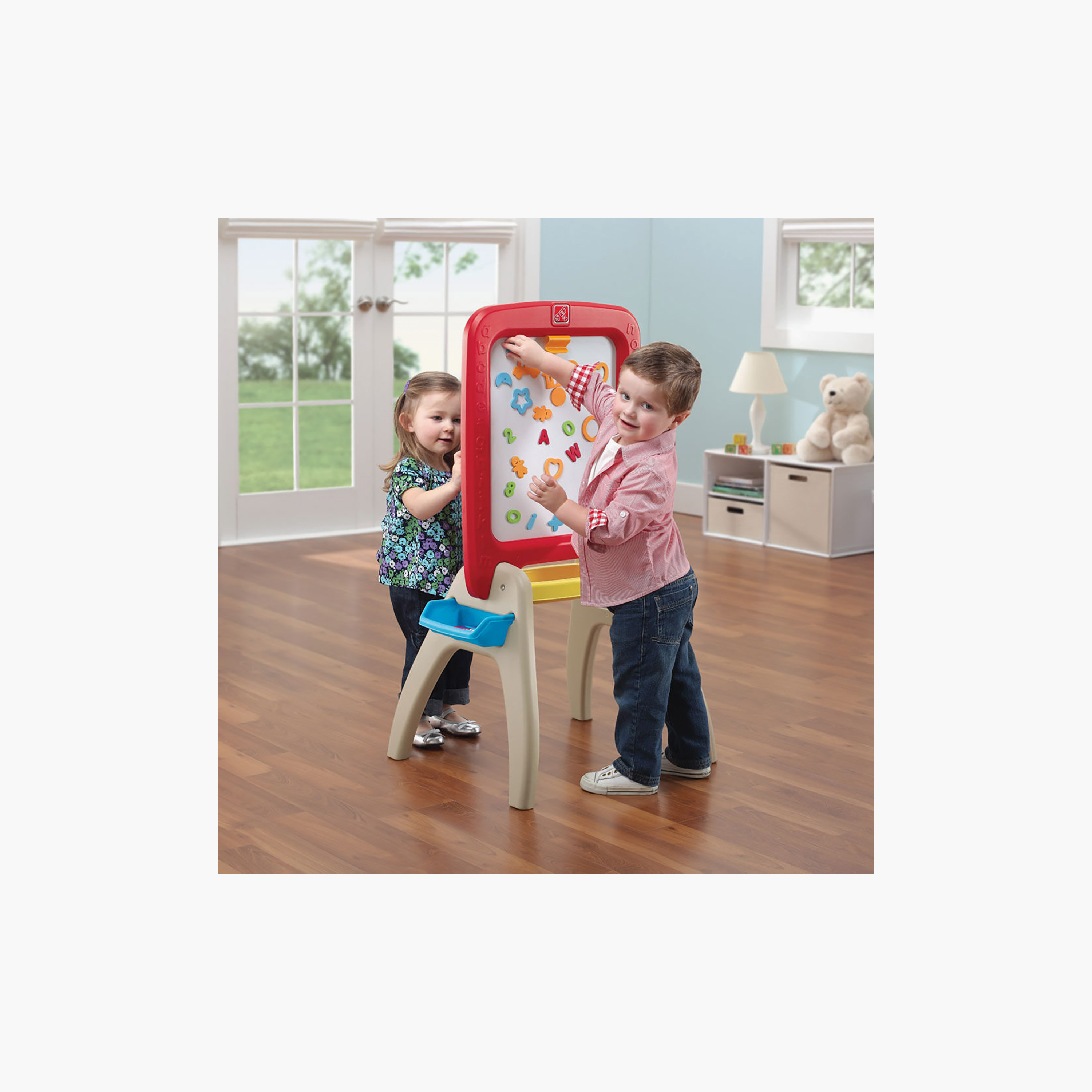 حامل رسم متعدد الاستخدامات لشخصين - أحمر من ستيب2-toys-babyandtoddlertoys-learningtoys-image-3
