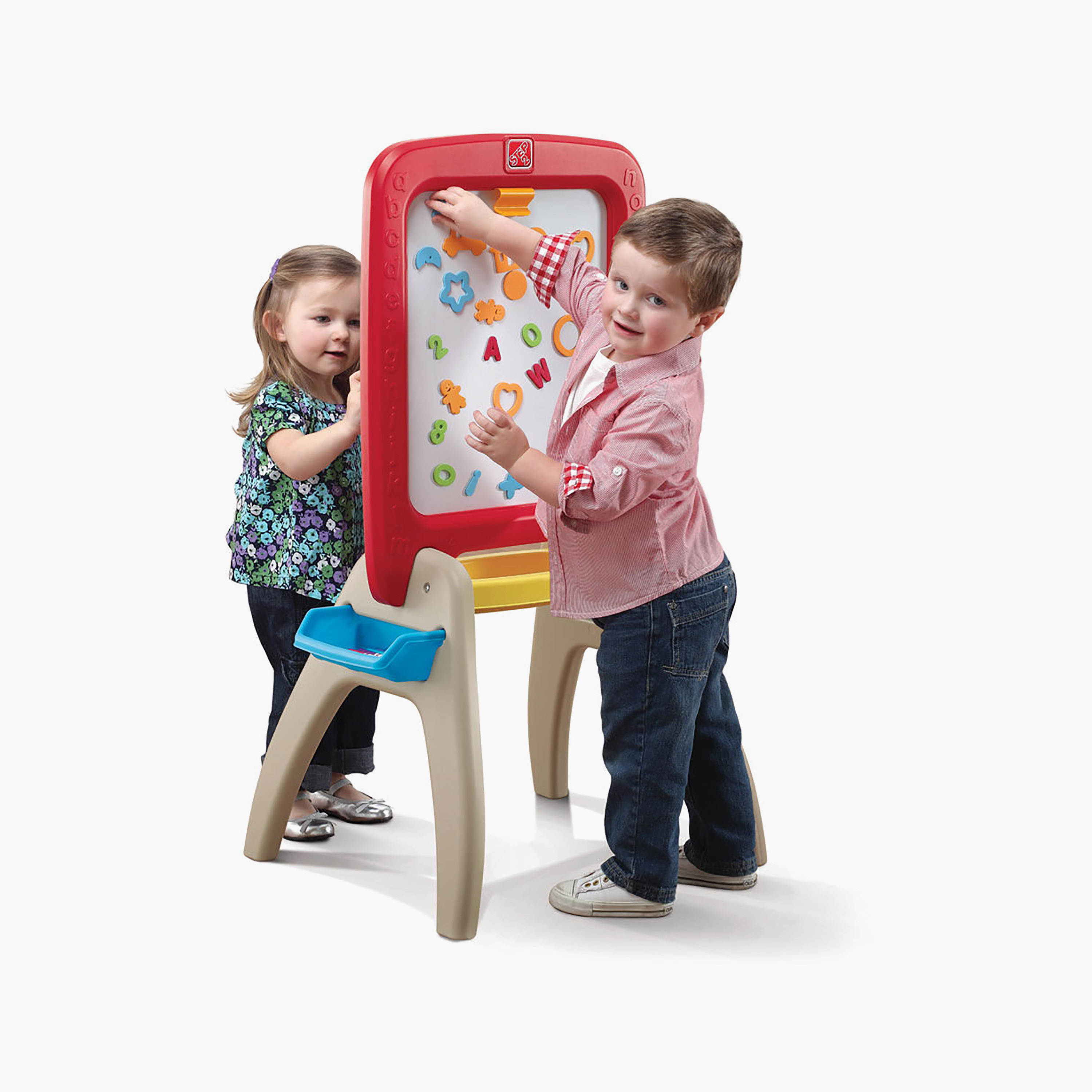 حامل رسم متعدد الاستخدامات لشخصين - أحمر من ستيب2-toys-babyandtoddlertoys-learningtoys-image-4