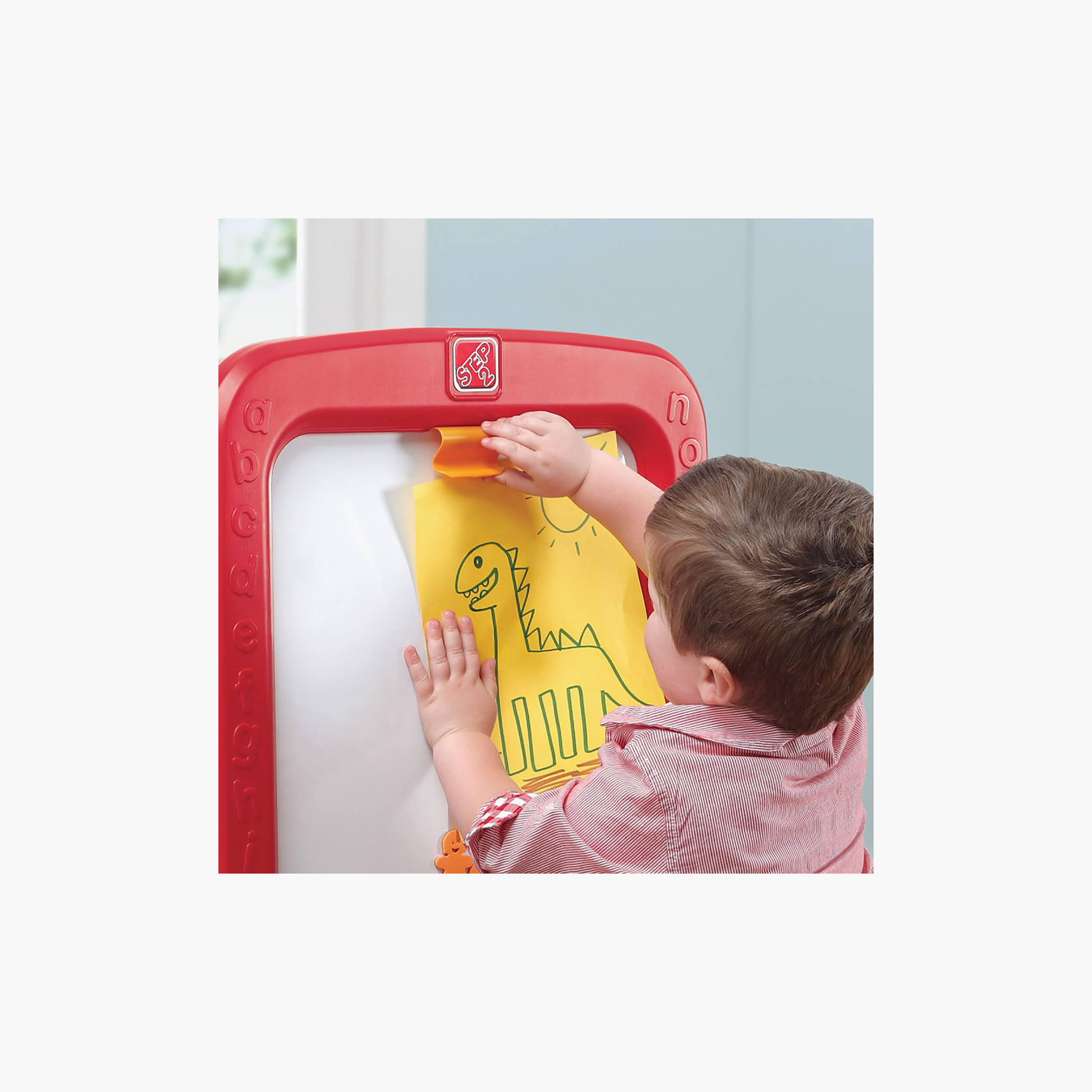 حامل رسم متعدد الاستخدامات لشخصين - أحمر من ستيب2-toys-babyandtoddlertoys-learningtoys-image-5