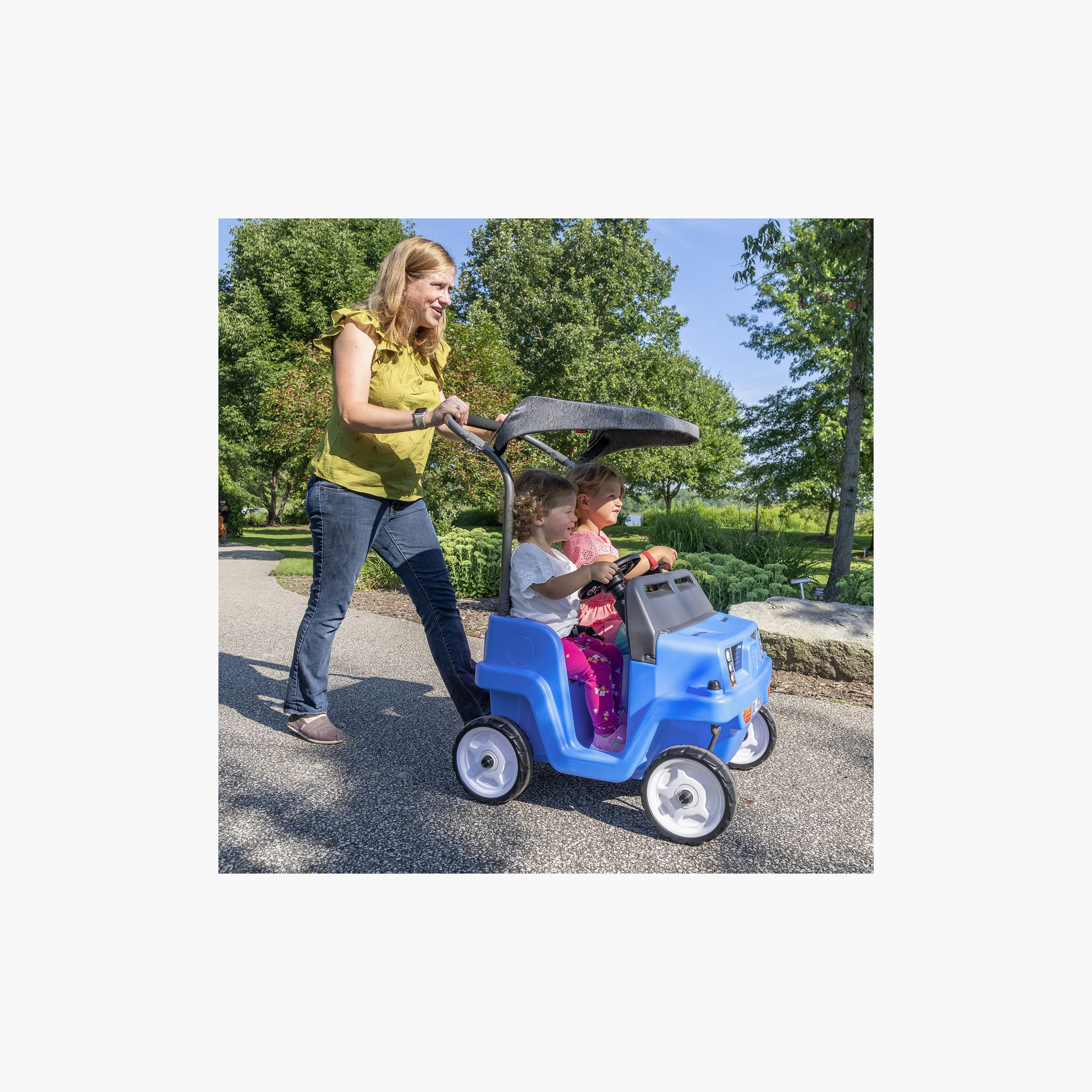 Step2 Side By Side Push Around SUV - Blue-toys-outdoor-bikesandrideons-manualrideons-image-4