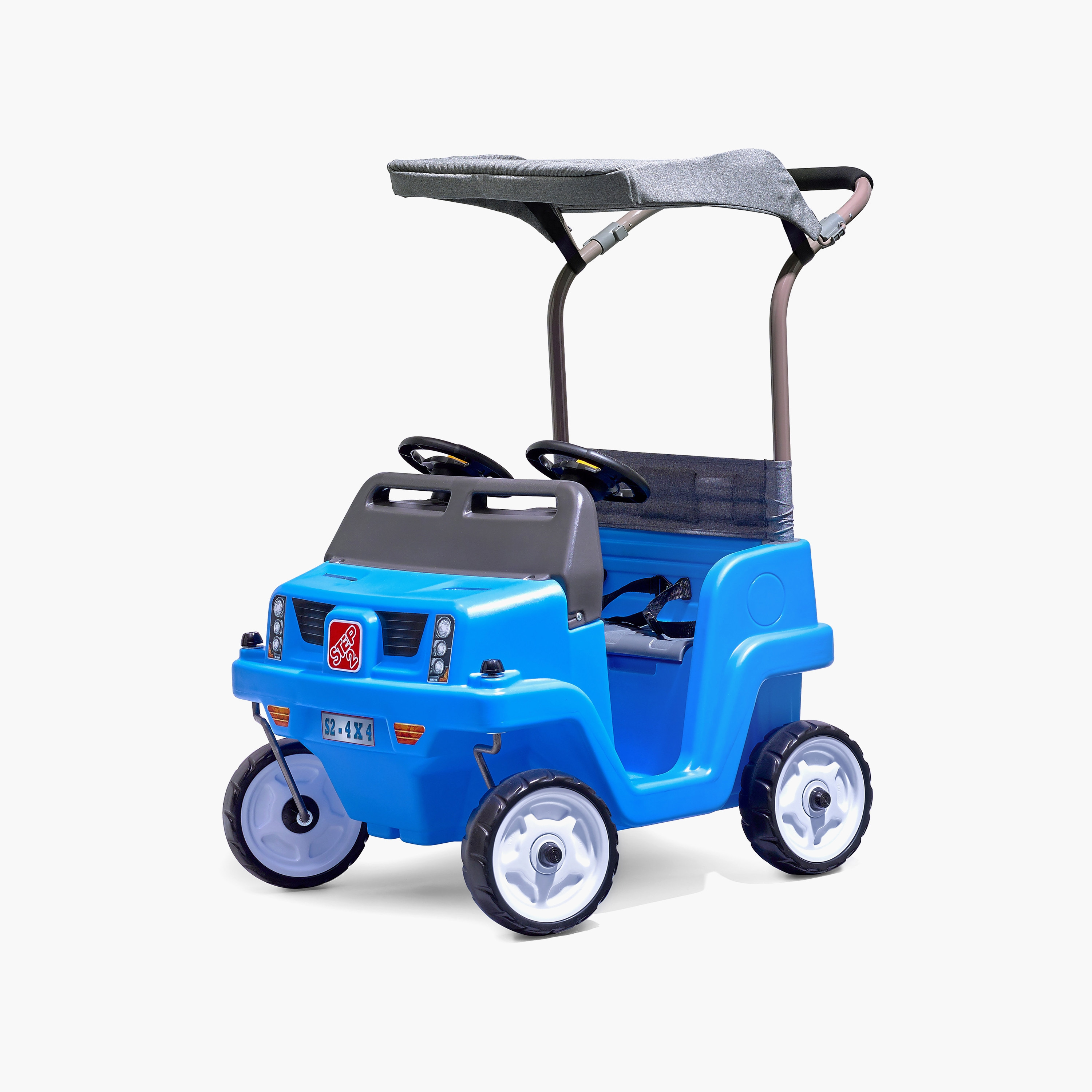 Step2 Side By Side Push Around SUV - Blue-toys-outdoor-bikesandrideons-manualrideons-image-5