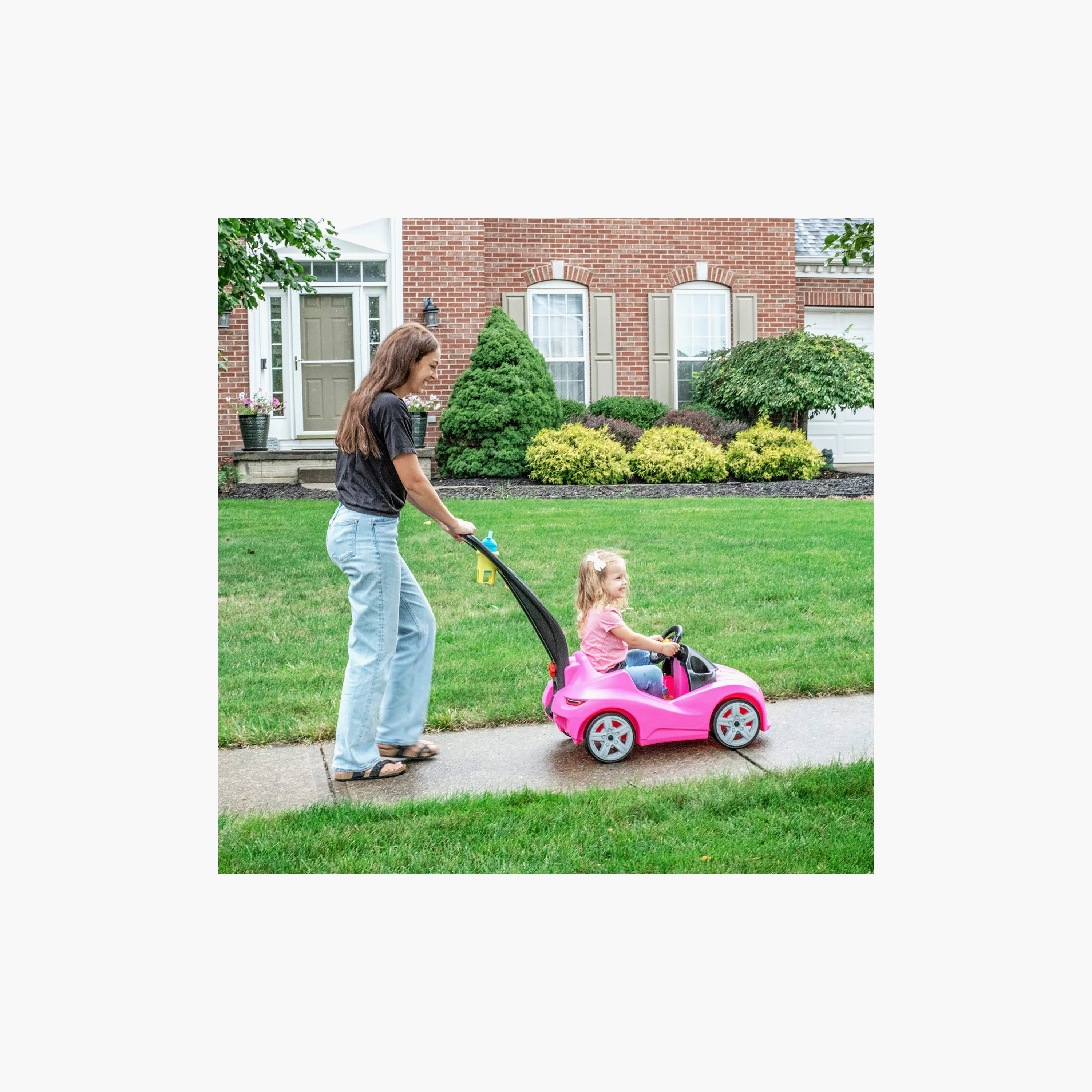 Step2 Whisper Ride Cruiser - Pink-toys-outdoor-bikesandrideons-manualrideons-image-4
