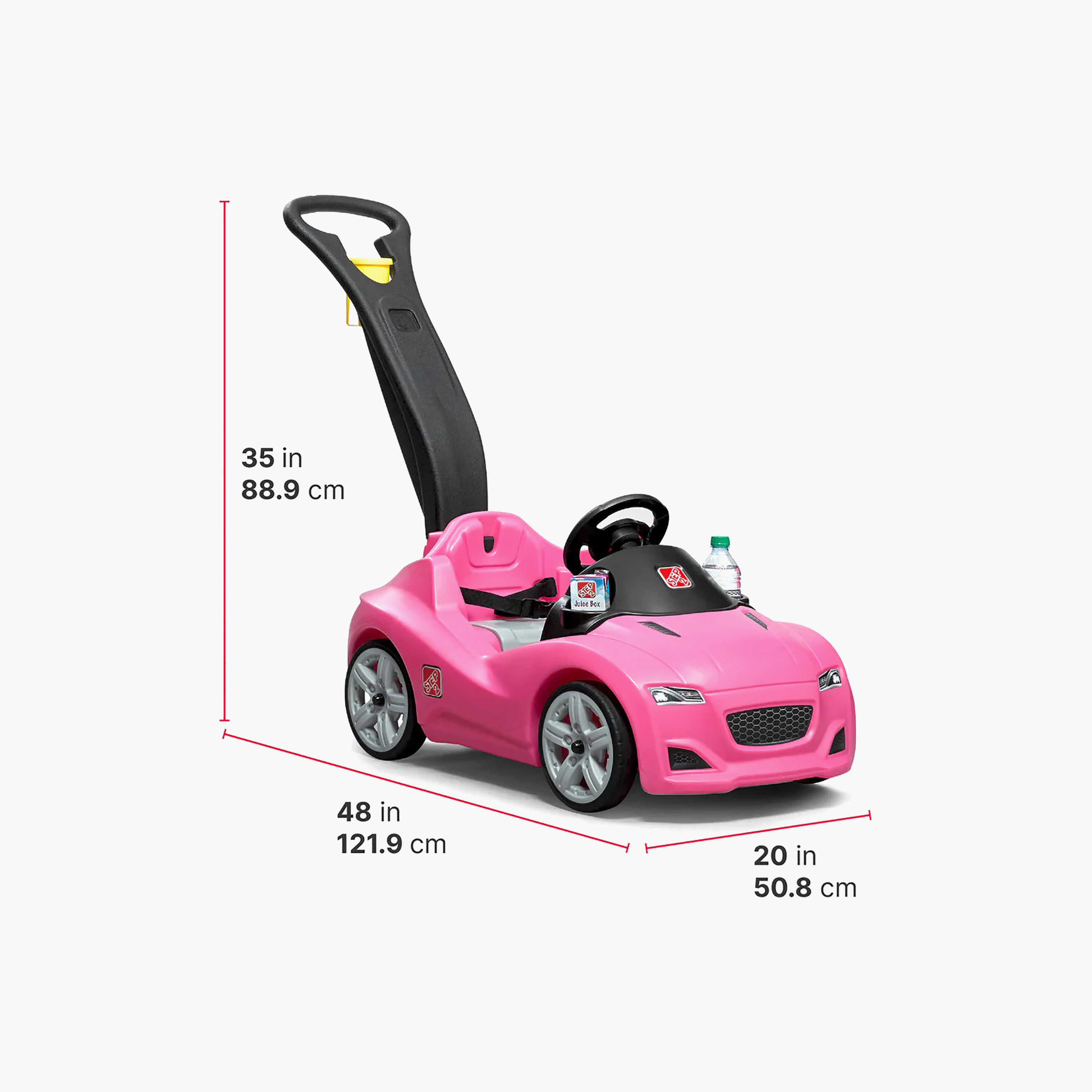 Step2 Whisper Ride Cruiser - Pink-toys-outdoor-bikesandrideons-manualrideons-image-5
