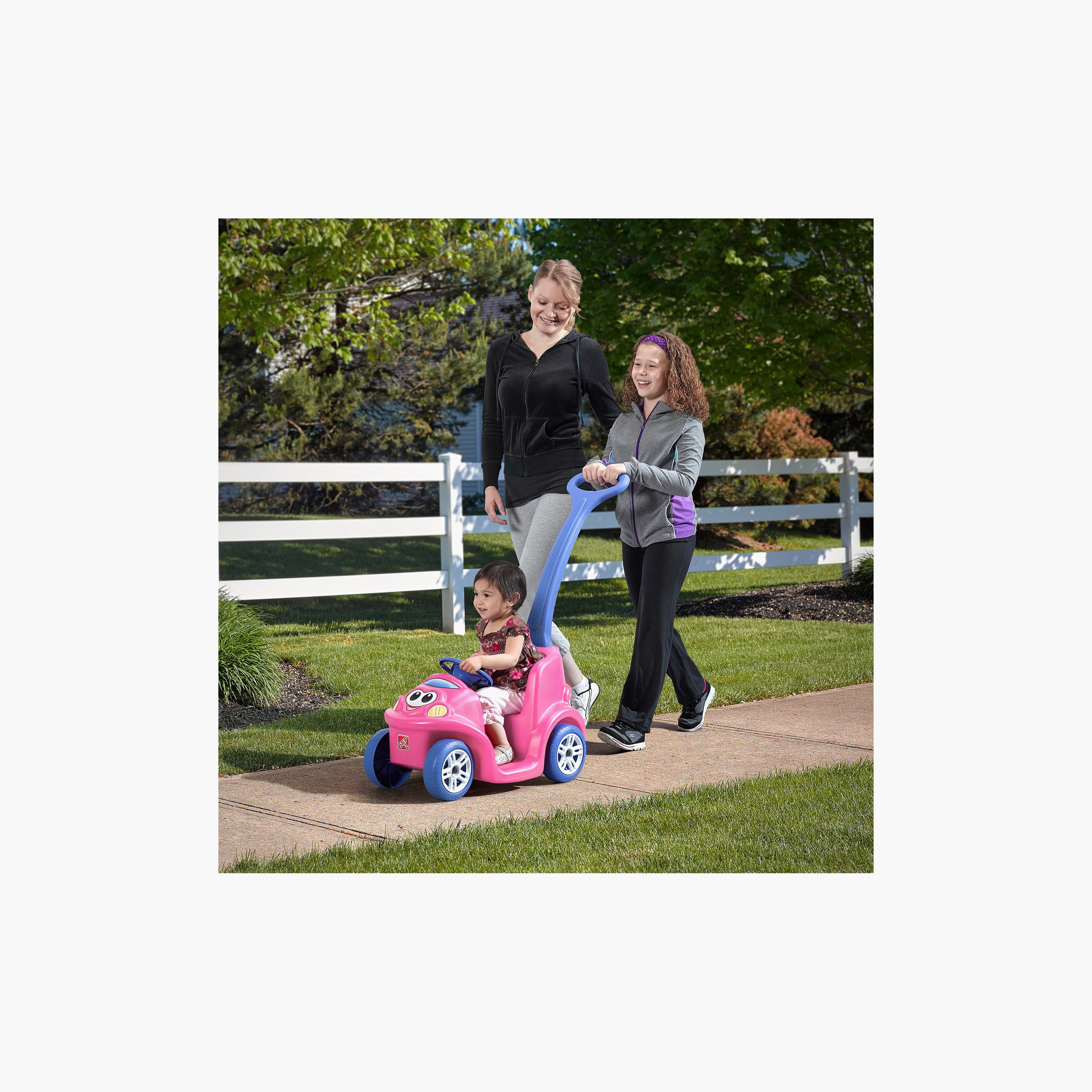 Step2 Push Around Buggy - Pink-toys-outdoor-bikesandrideons-manualrideons-image-4