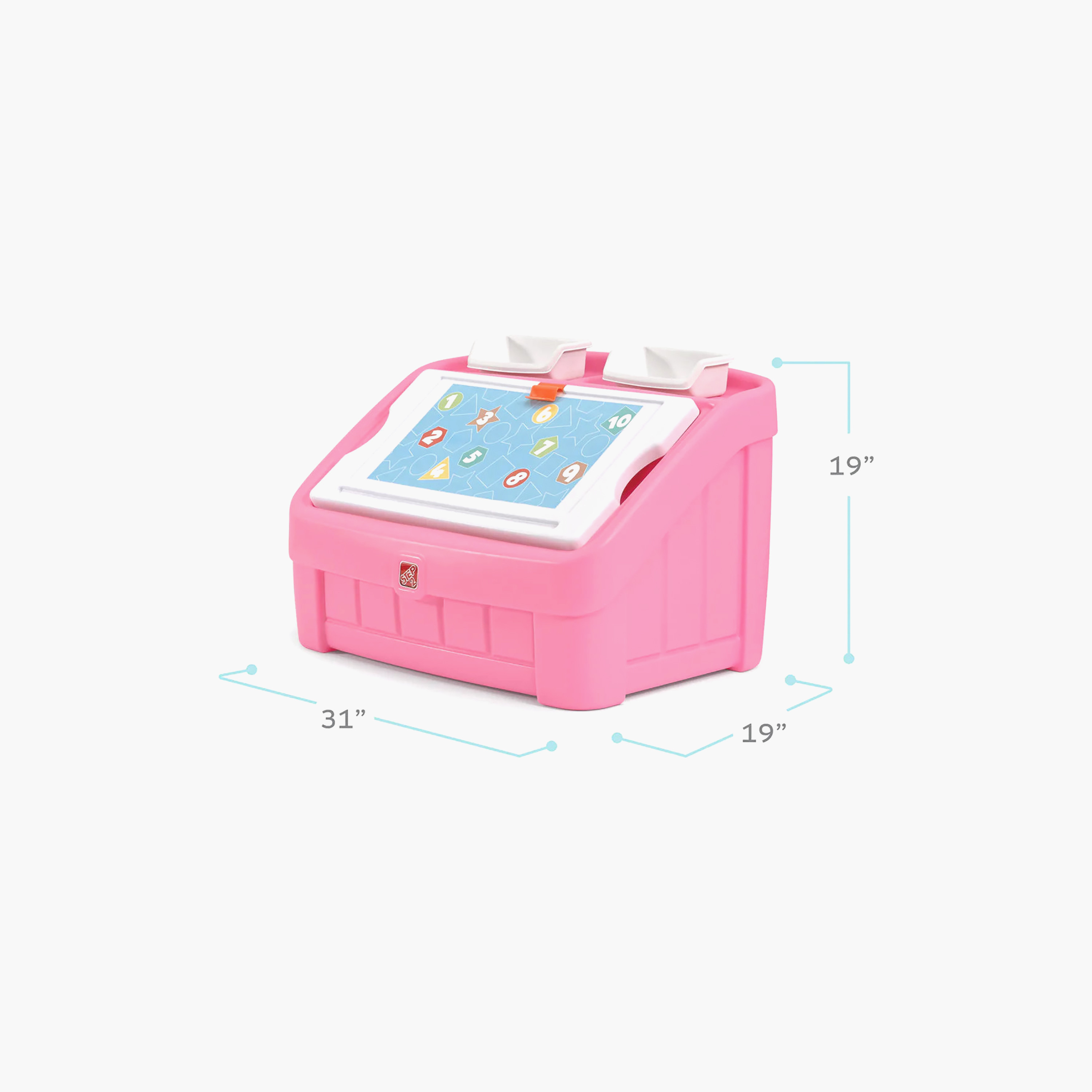Step2 2-In-1 Toy Box & Art with Lid-toys-educational-readingandwriting-image-5