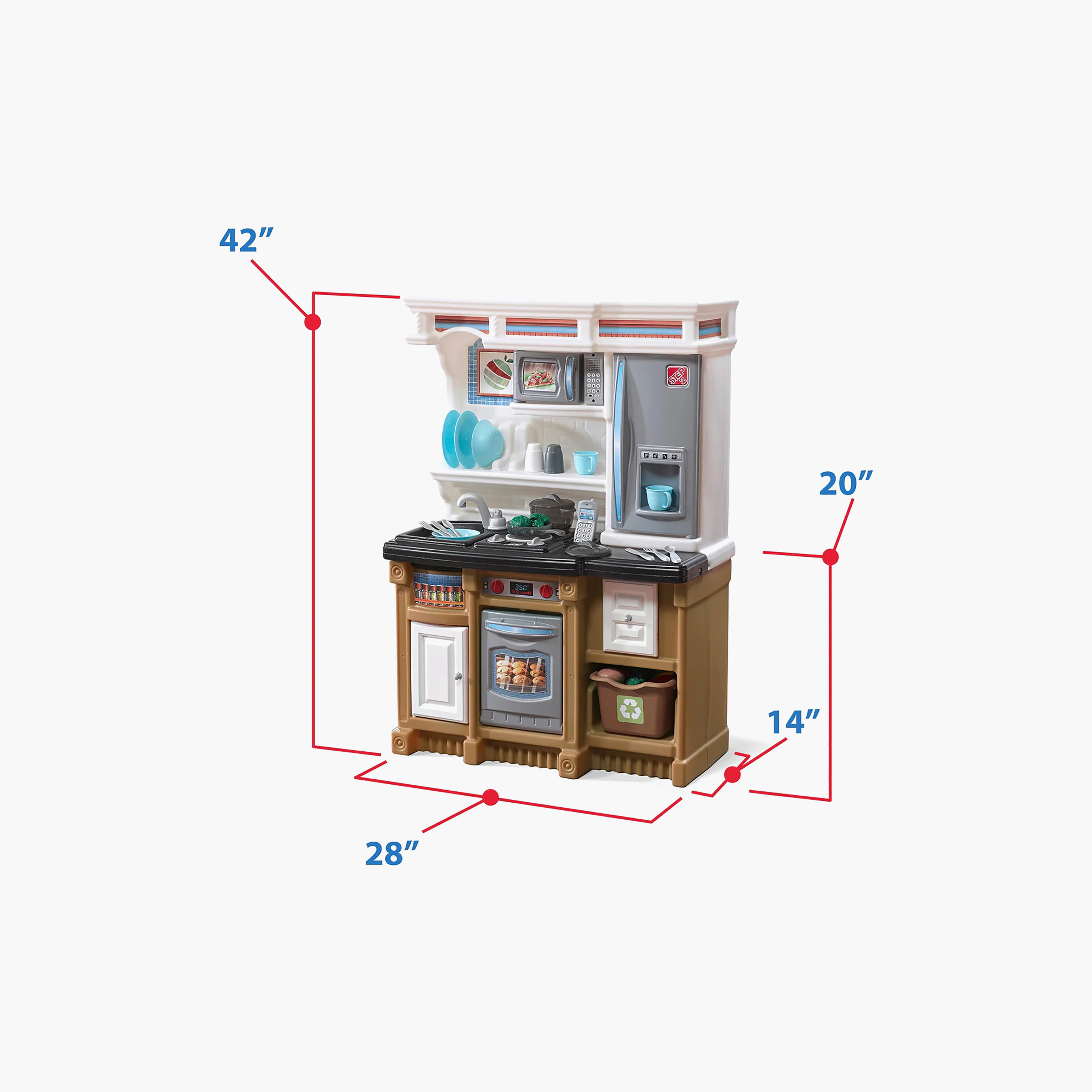 Step2 Lifestyle Custom Kitchen Playset-toys-roleplay-kitchensets-image-8