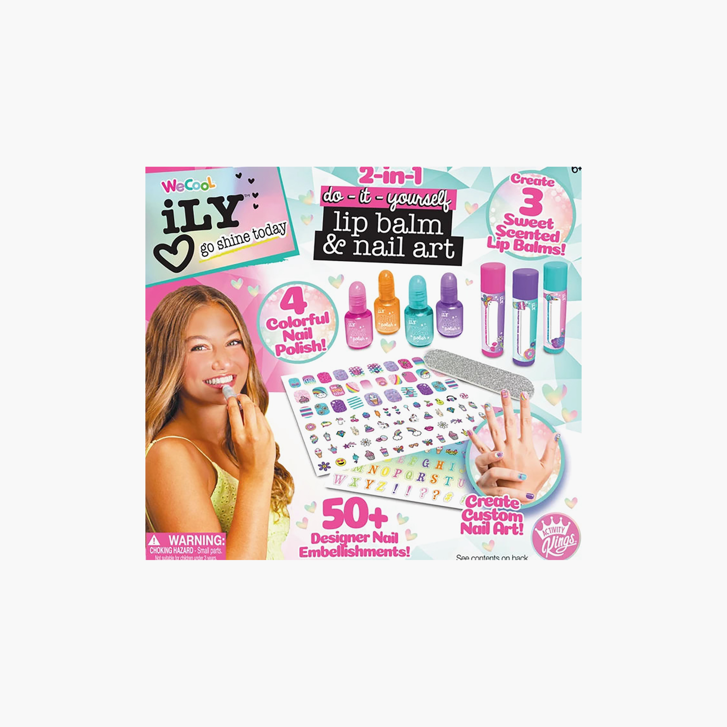 We Cool DIY 2-In-1 Lip Balm & Nail Art-toys-roleplay-makeupandcosmeticsets-image-3