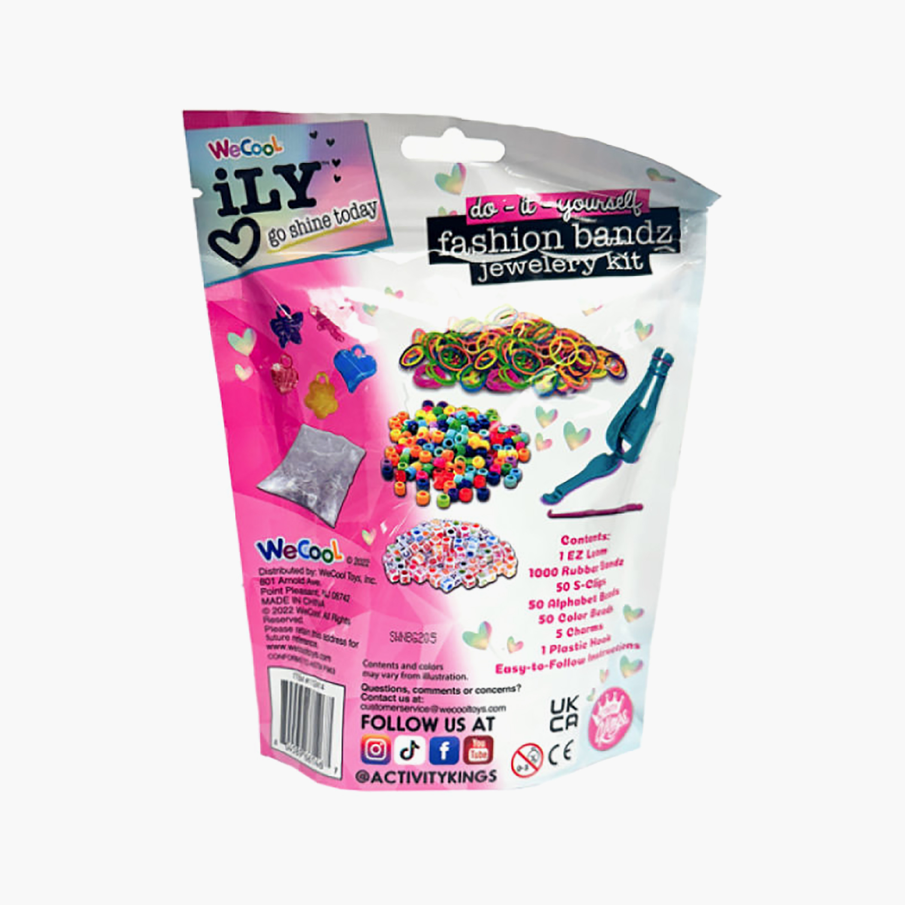 We Cool DIY Fashion Bandz Jewelry Kit - Foil Bag-school-artsandcrafts-image-1