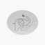 bebejou Ollie Changing Pad with Elephant Print - 72x77x7 cm-baby-diapering-changingmats-image-3